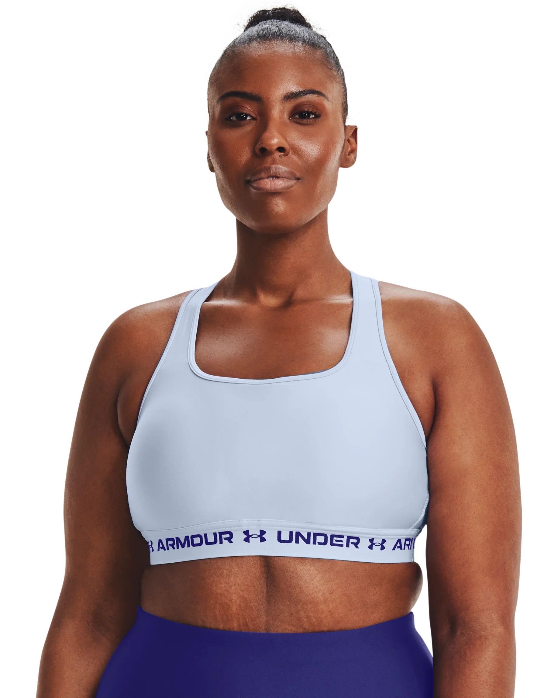 Women's Armour® Mid Crossback Sports Bra - Image 6