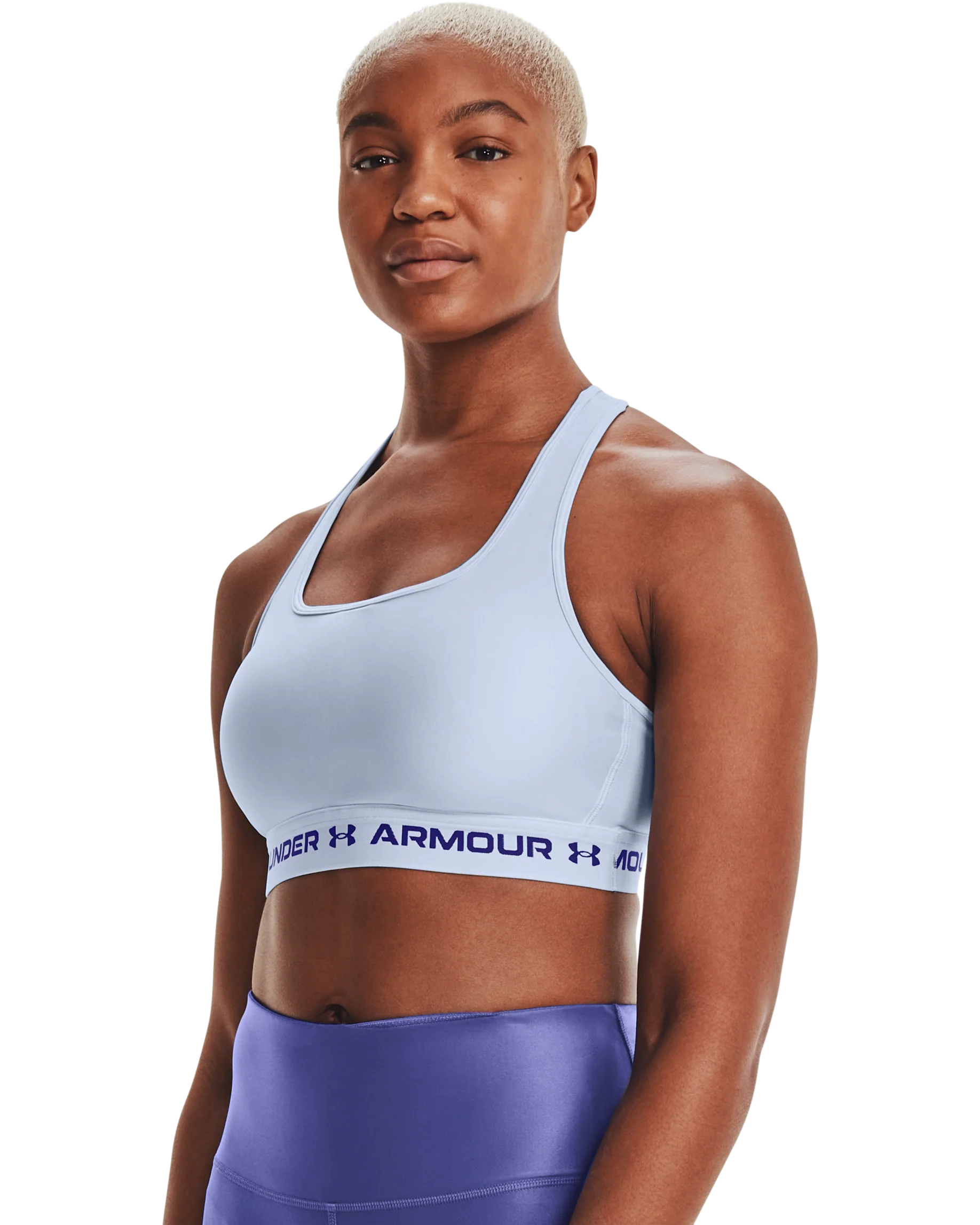 Women's Armour® Mid Crossback Sports Bra - Image 7