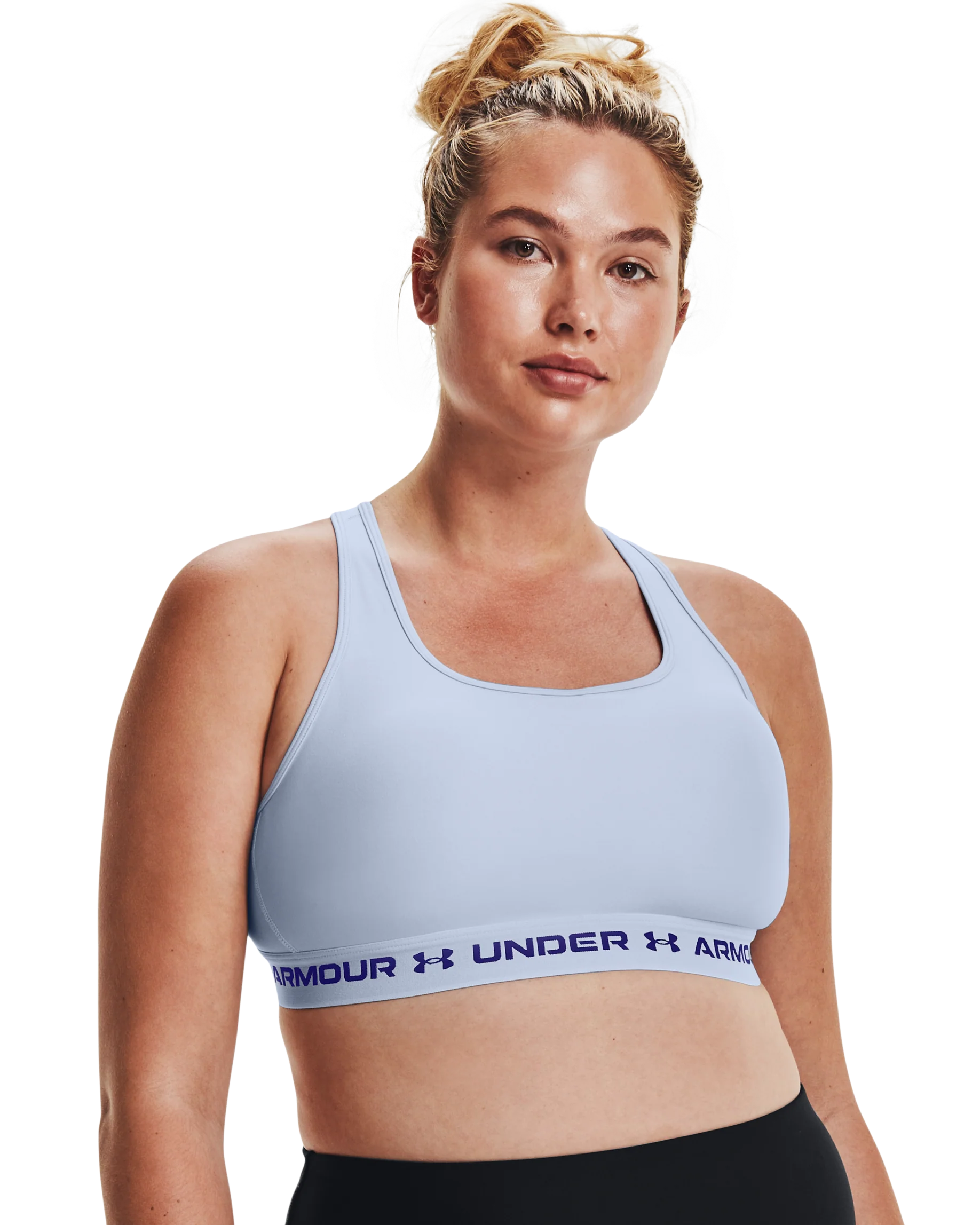Women's Armour® Mid Crossback Sports Bra - Image 8