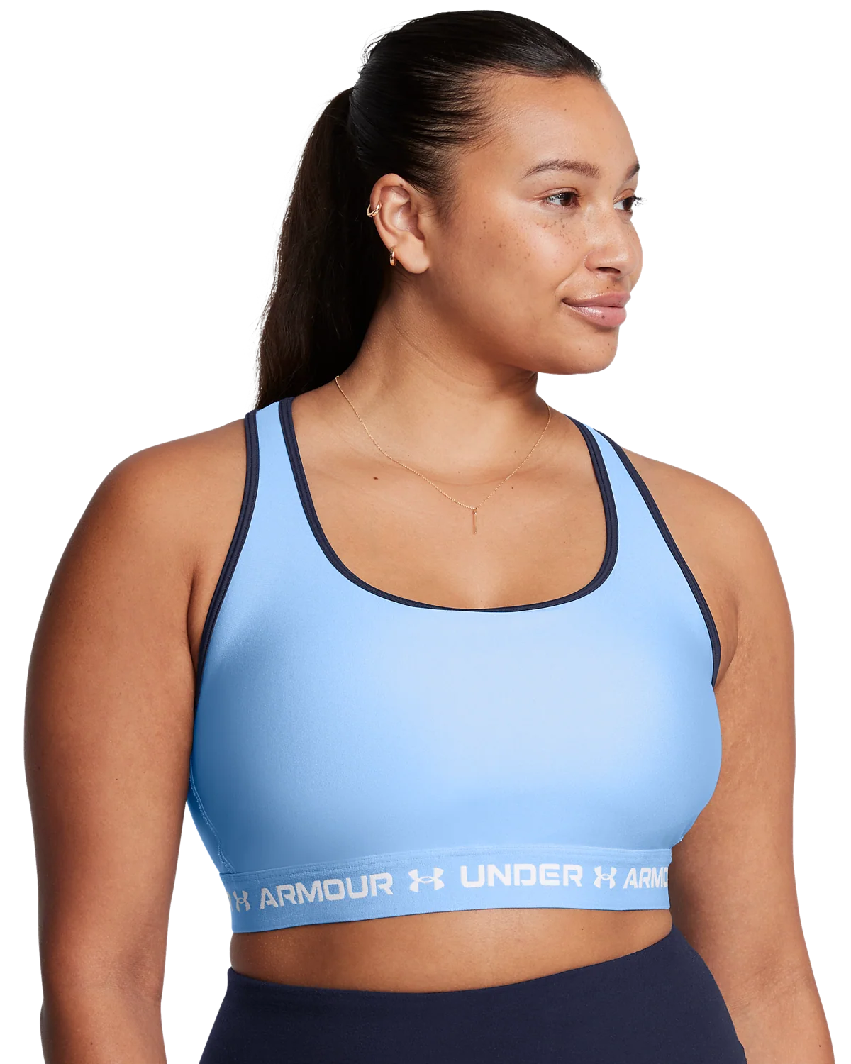 Women's Armour® Mid Crossback Sports Bra - Image 11