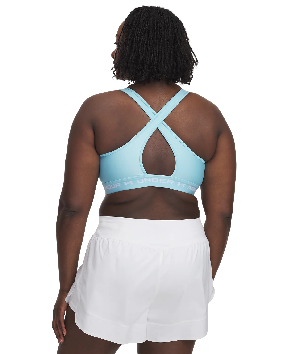 Women's Armour® Mid Crossback Sports Bra - Image 10