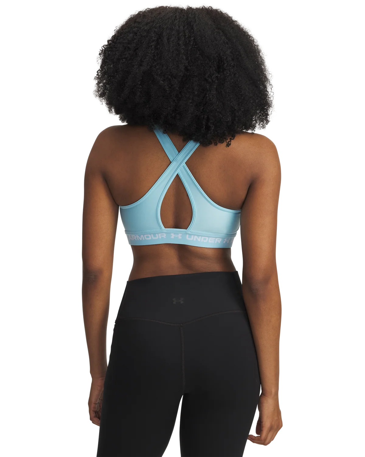Women's Armour® Mid Crossback Sports Bra - Image 6