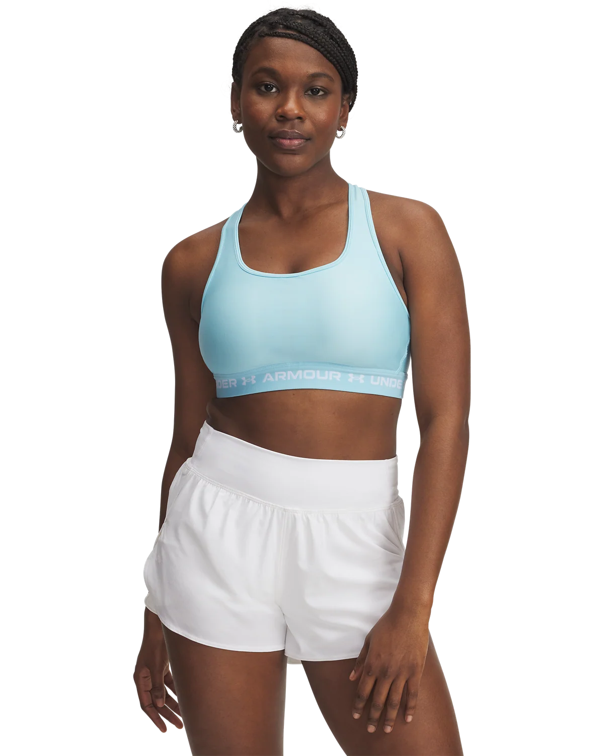 Women's Armour® Mid Crossback Sports Bra - Image 7