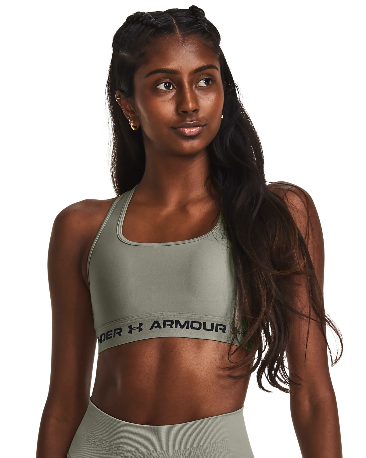 Women's Armour® Mid Crossback Sports Bra - Image 13