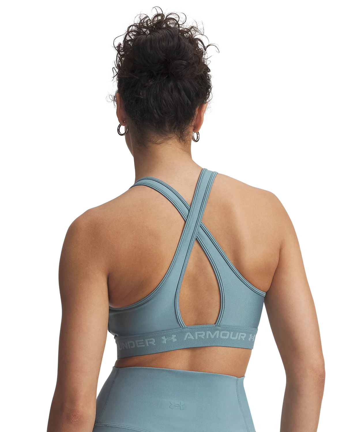 Women's Armour® Mid Crossback Sports Bra - Image 7