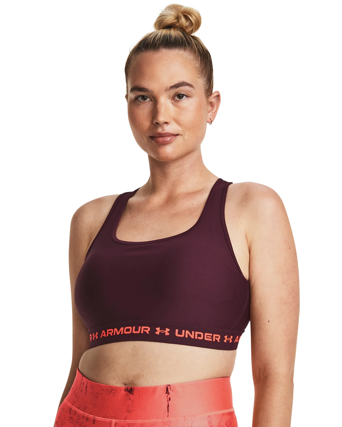 Women's Armour® Mid Crossback Sports Bra - Image 12