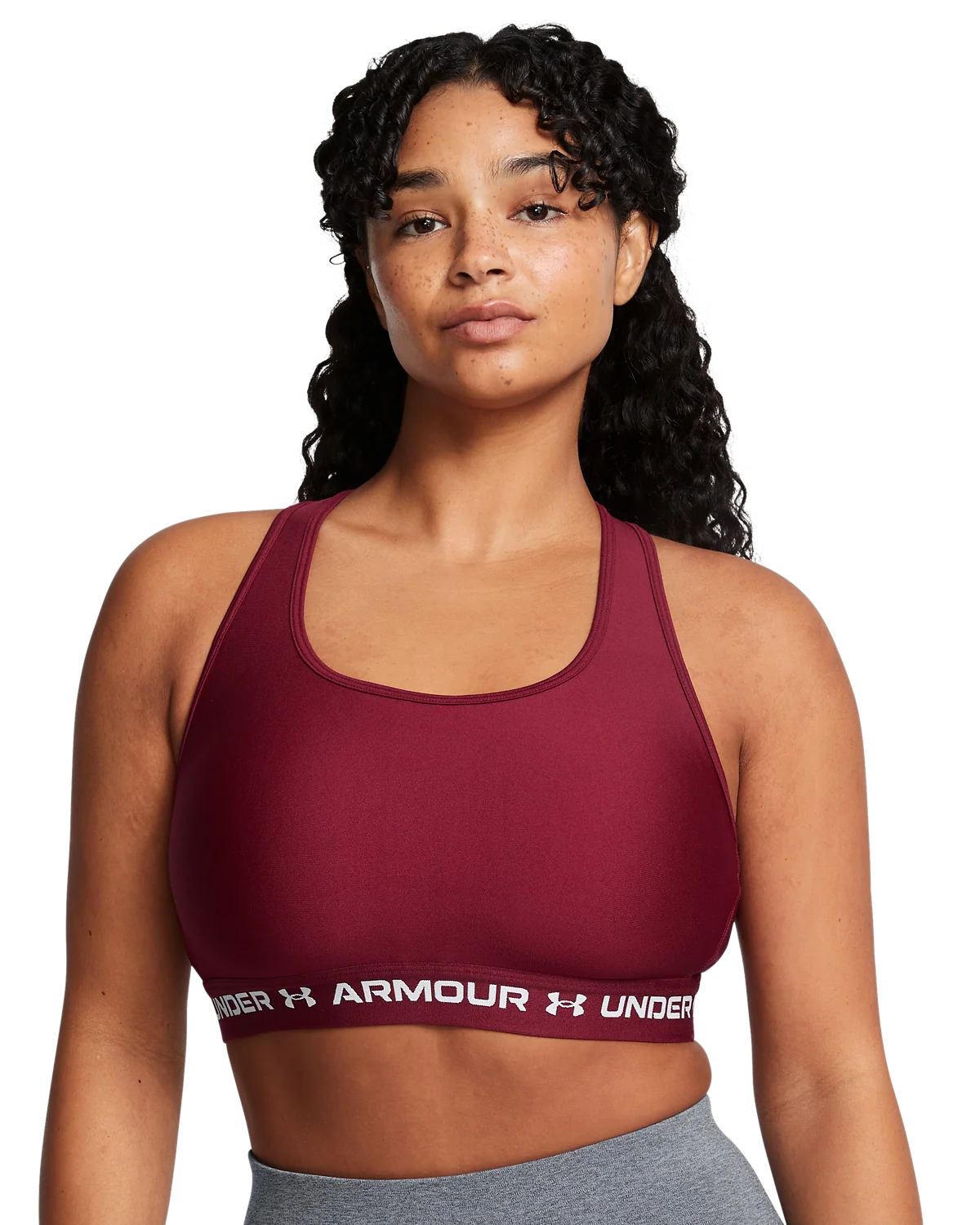 Women's Armour® Mid Crossback Sports Bra - Image 7
