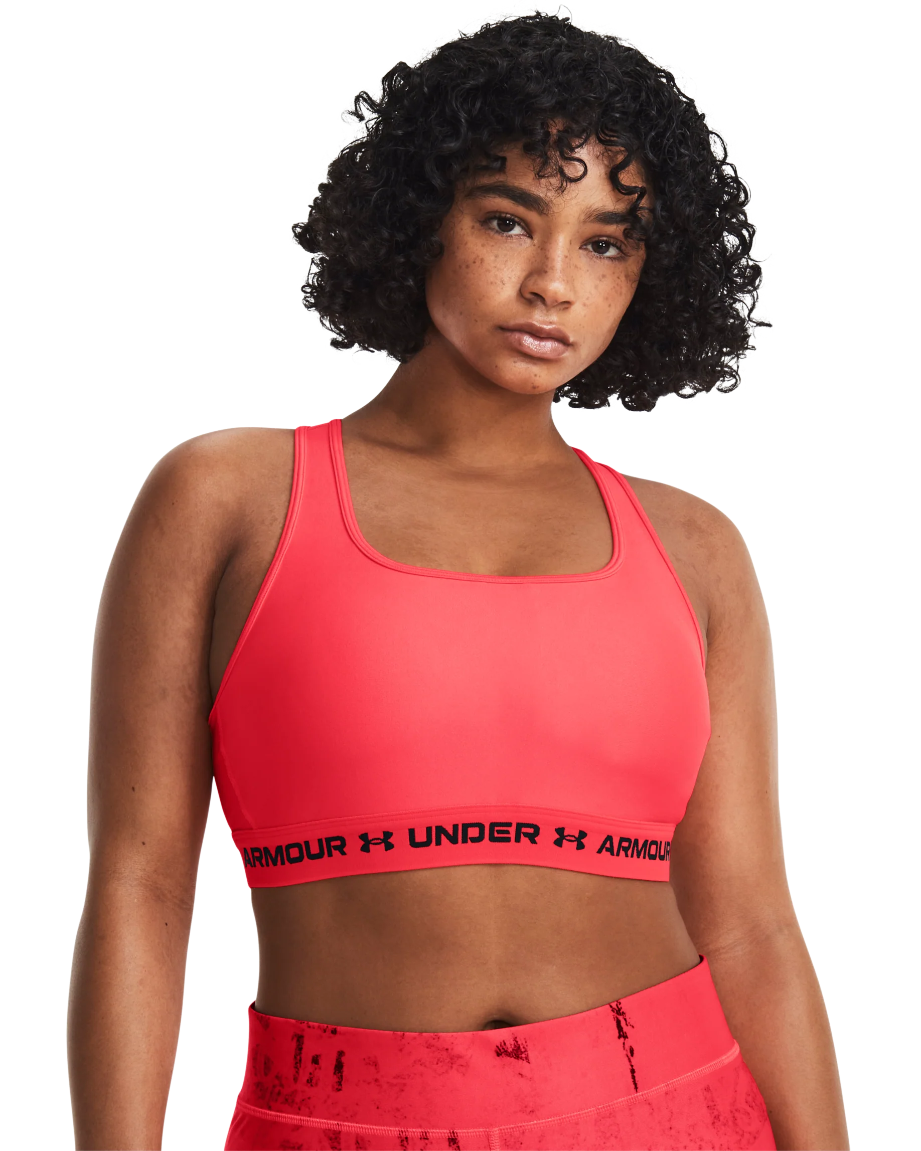 Women's Armour® Mid Crossback Sports Bra - Image 10