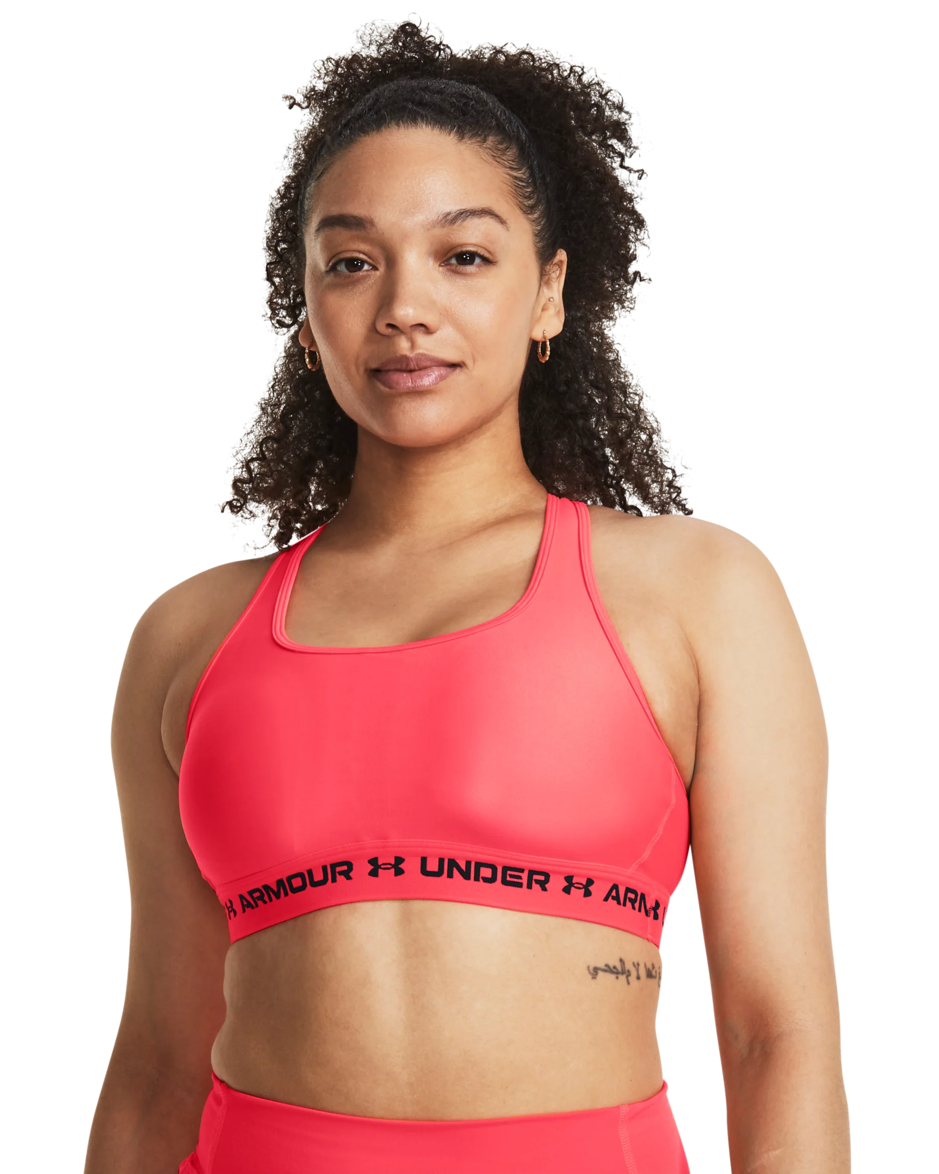 Women's Armour® Mid Crossback Sports Bra - Image 11