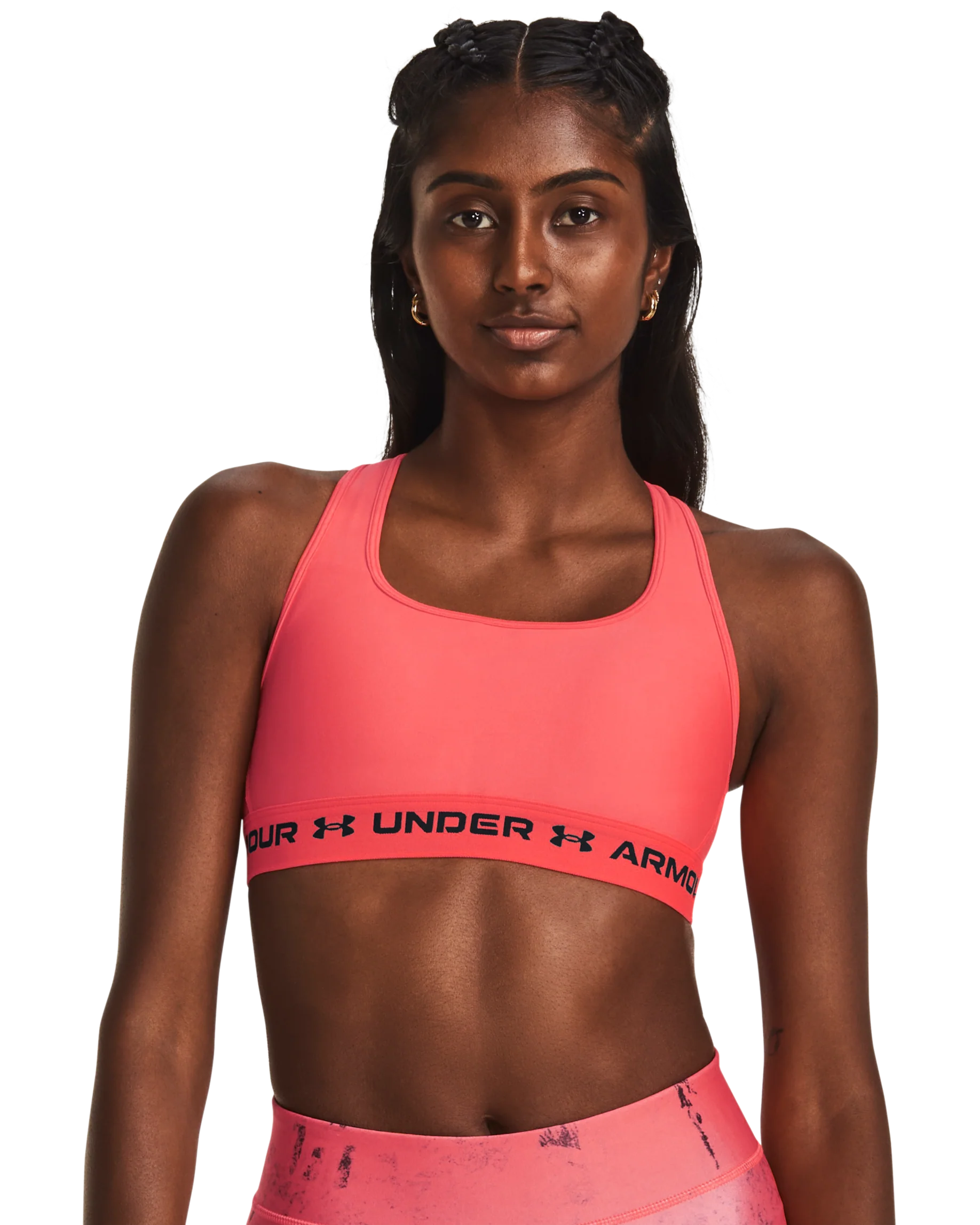 Women's Armour® Mid Crossback Sports Bra - Image 13