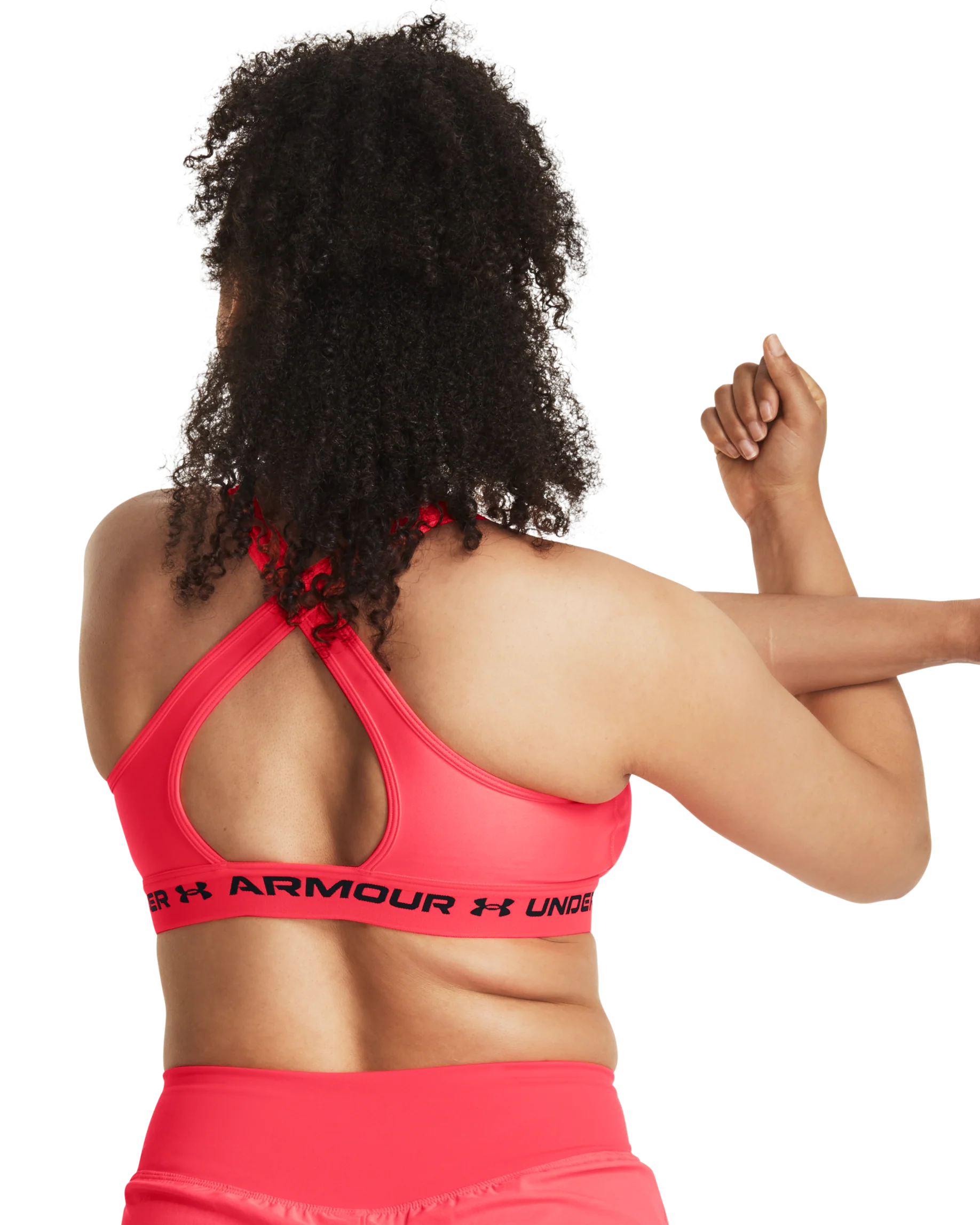 Women's Armour® Mid Crossback Sports Bra - Image 7