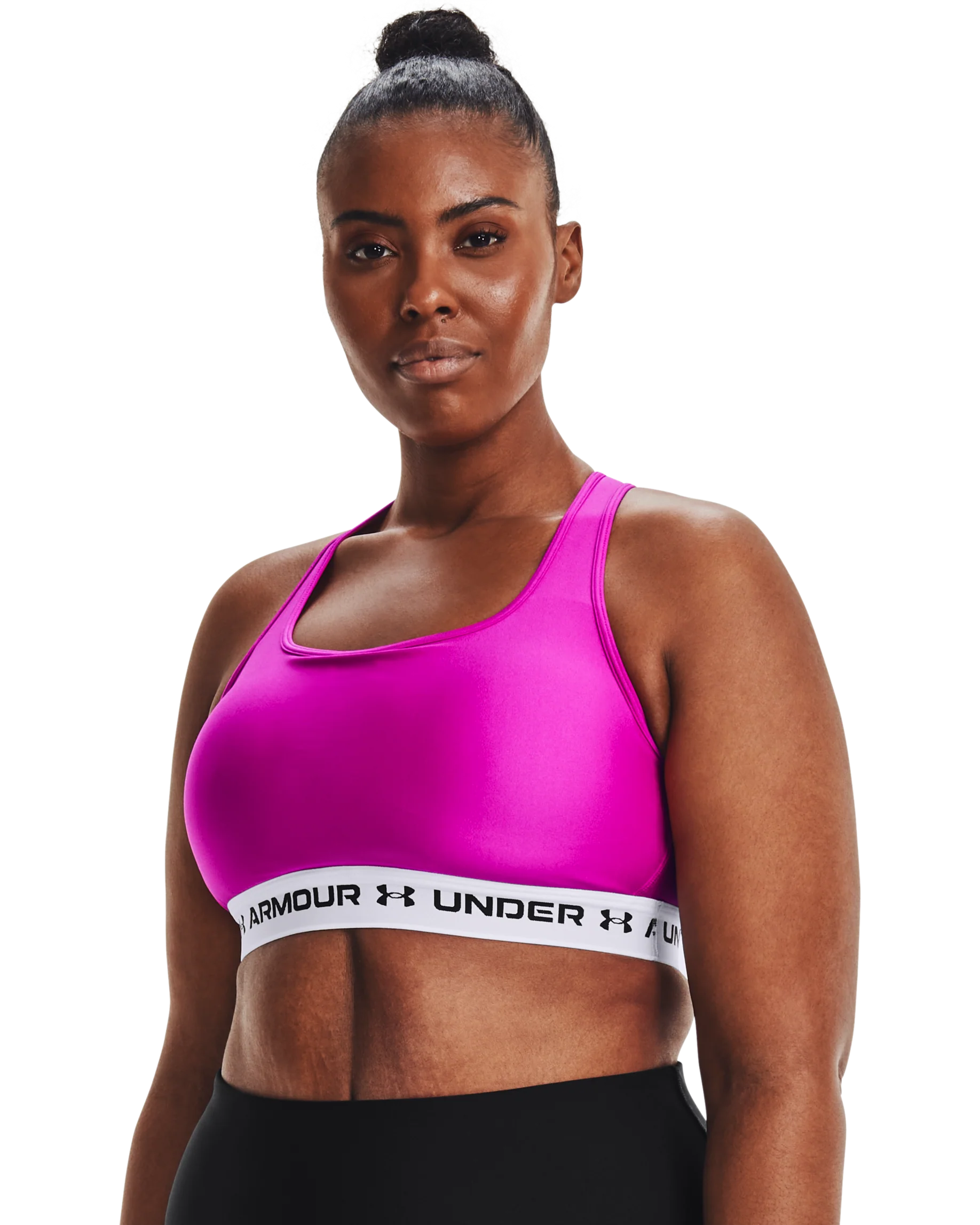 Women's Armour® Mid Crossback Sports Bra - Image 6