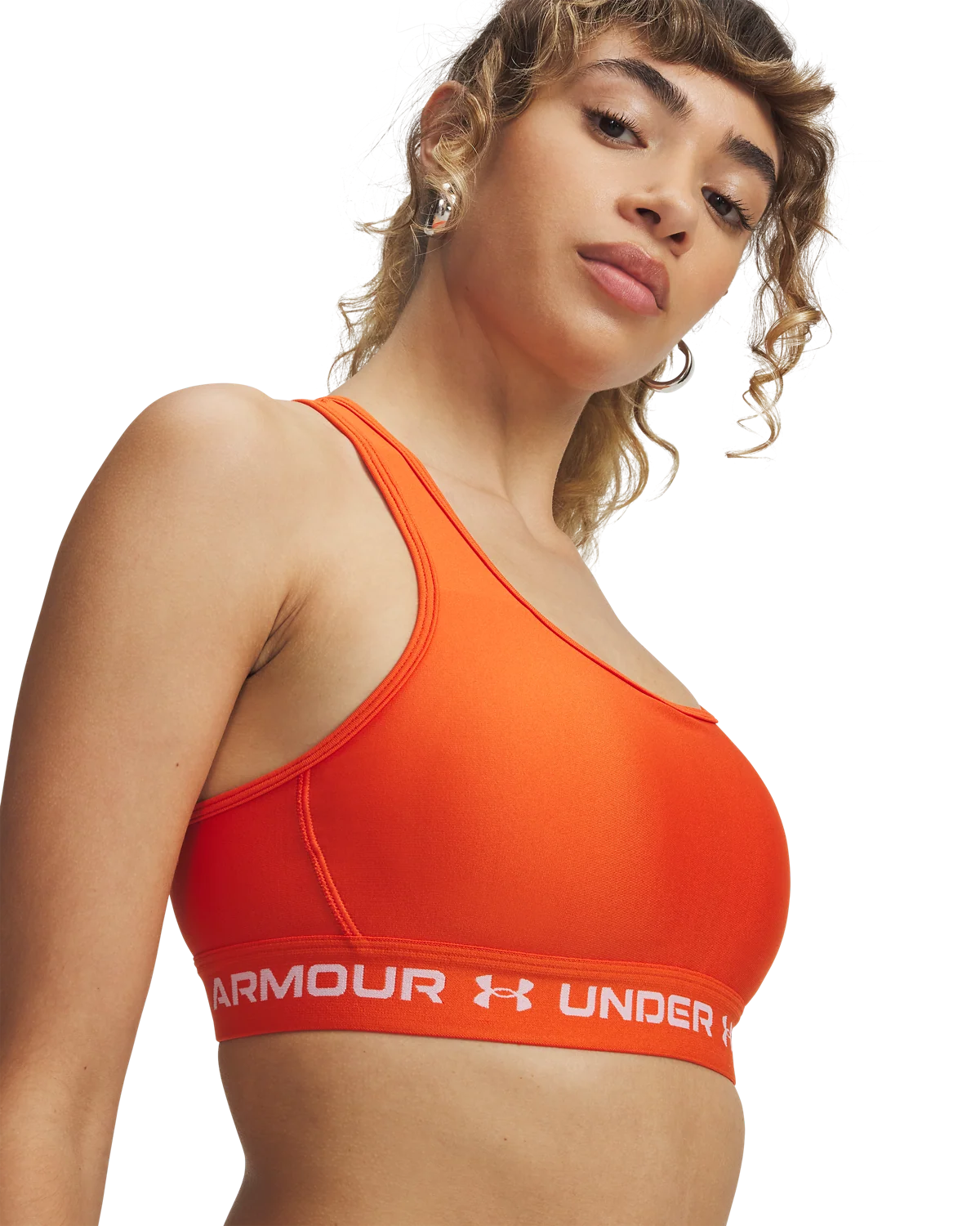 Women's Armour® Mid Crossback Sports Bra - Image 12
