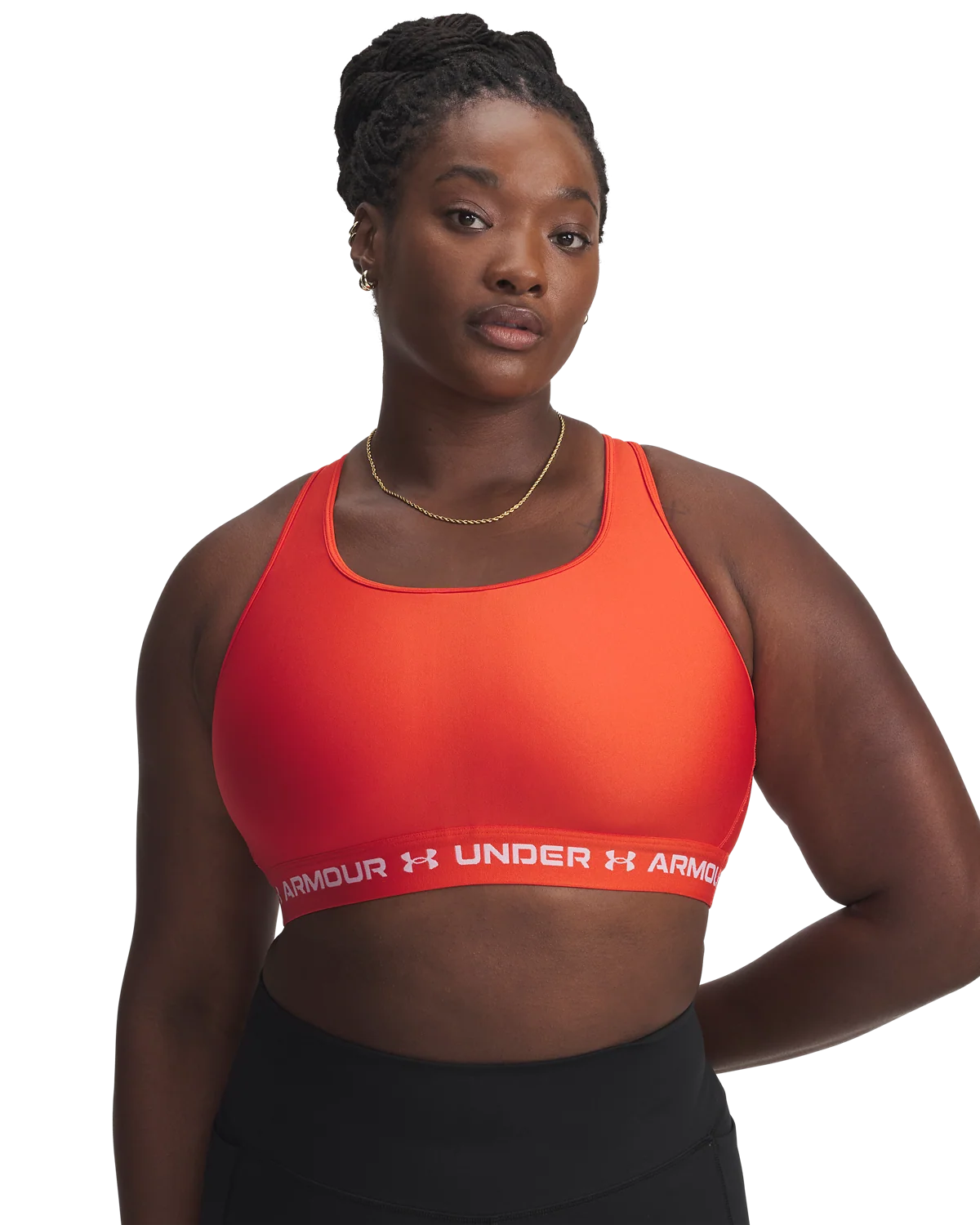 Women's Armour® Mid Crossback Sports Bra - Image 13