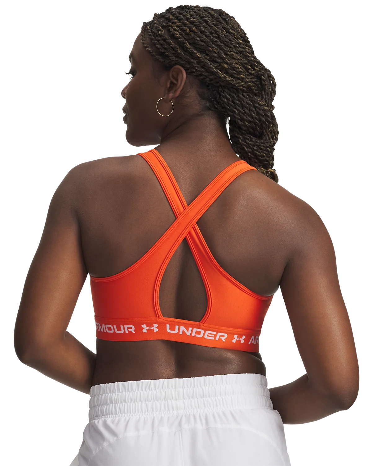 Women's Armour® Mid Crossback Sports Bra - Image 6