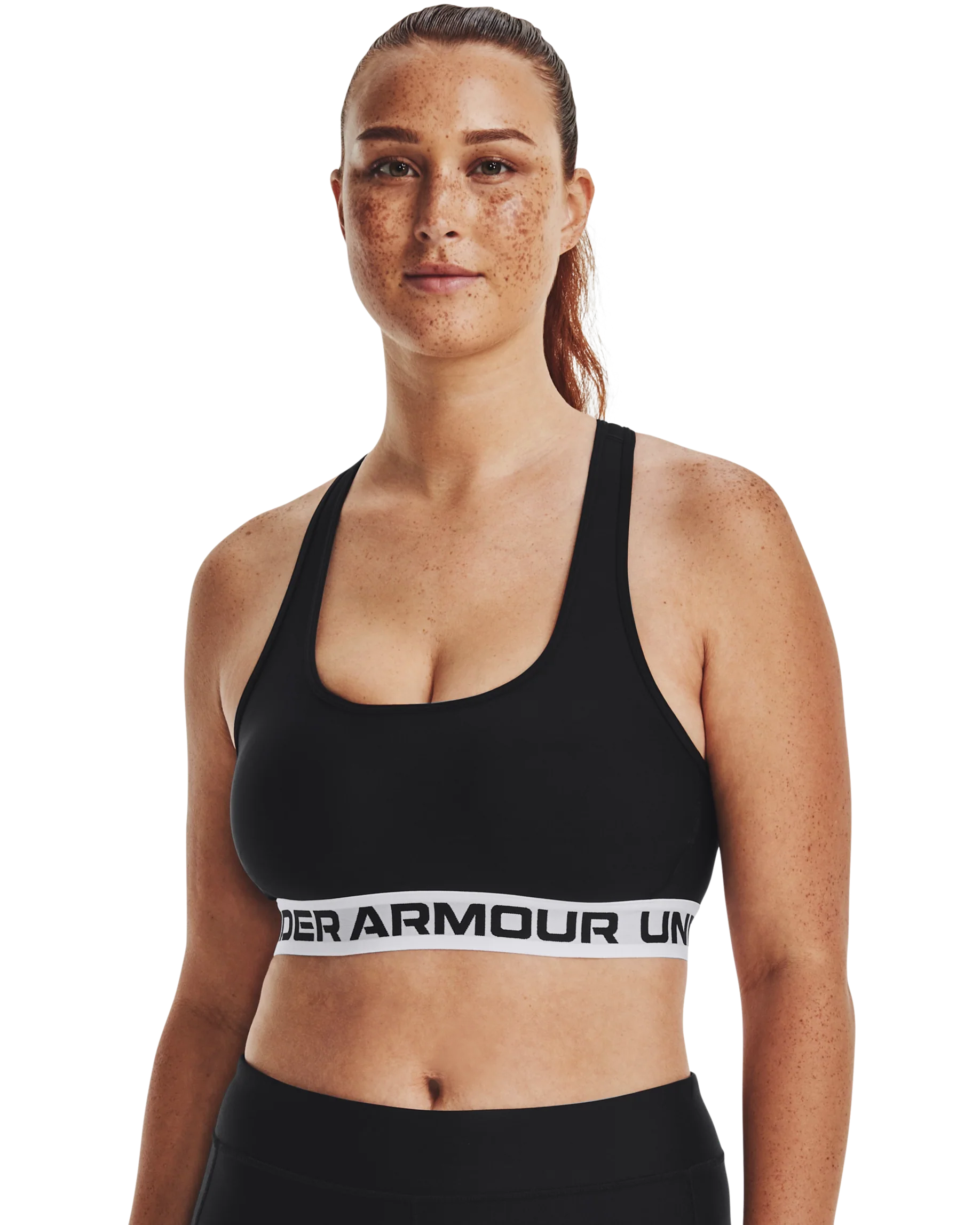 Women's Armour ® Mid Crossback Sports Bra - Image 10