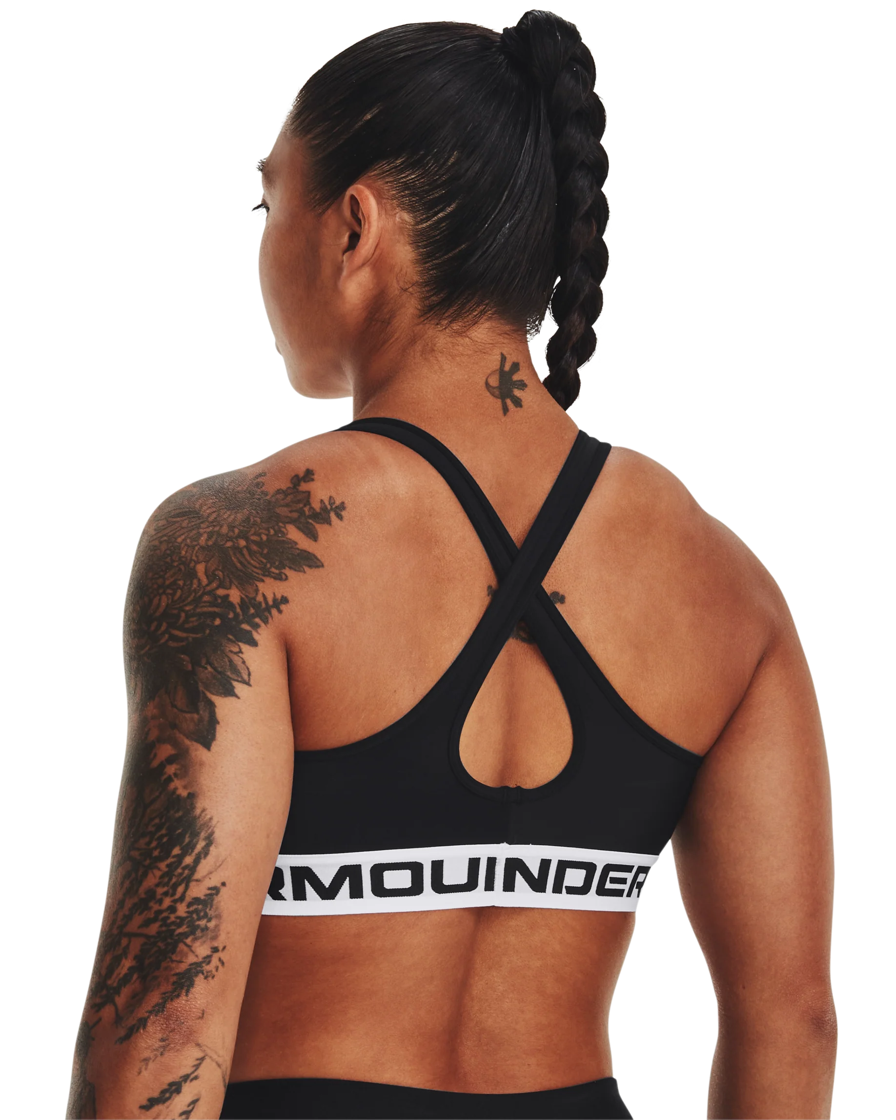 Women's Armour ® Mid Crossback Sports Bra - Image 2