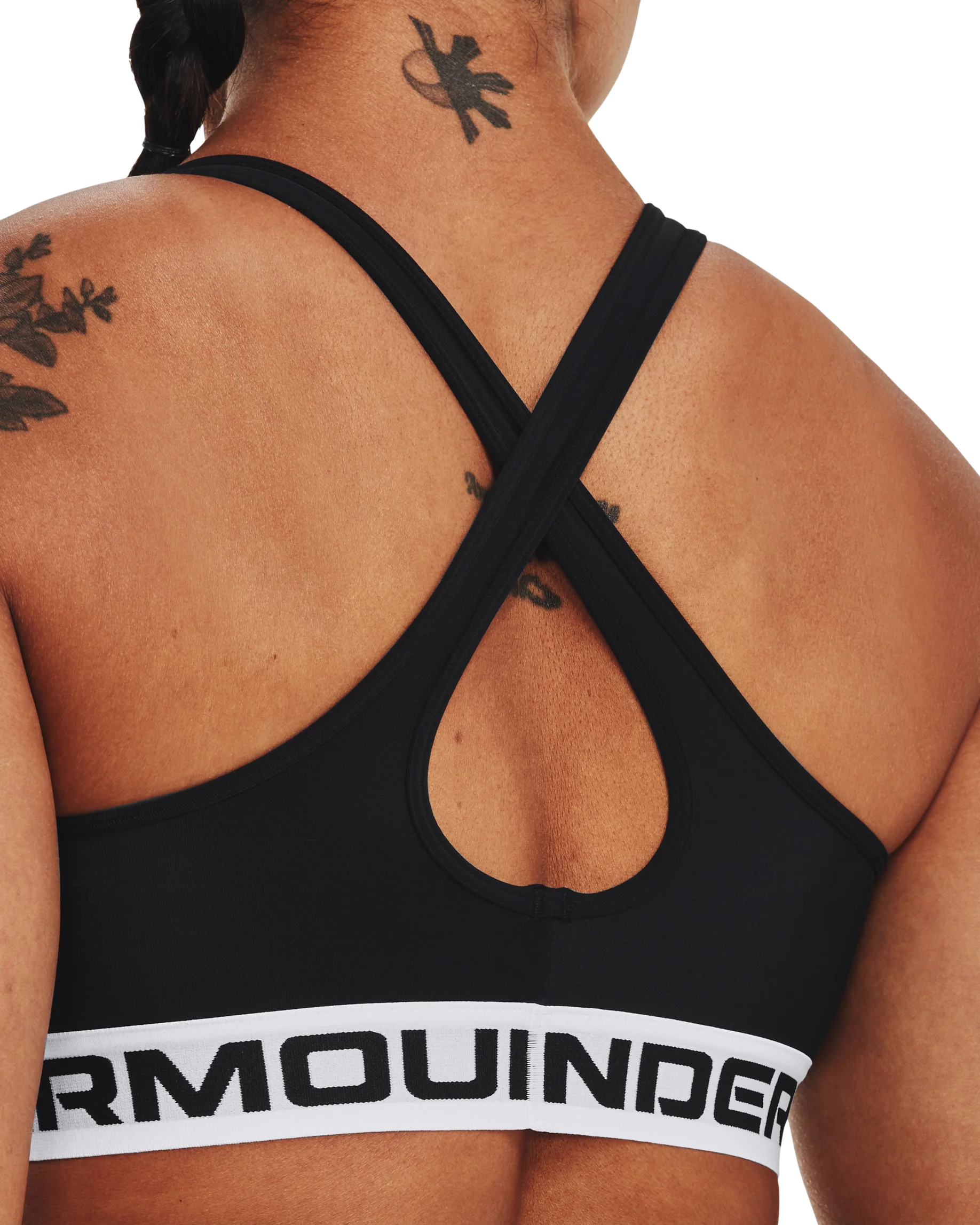 Women's Armour ® Mid Crossback Sports Bra - Image 4