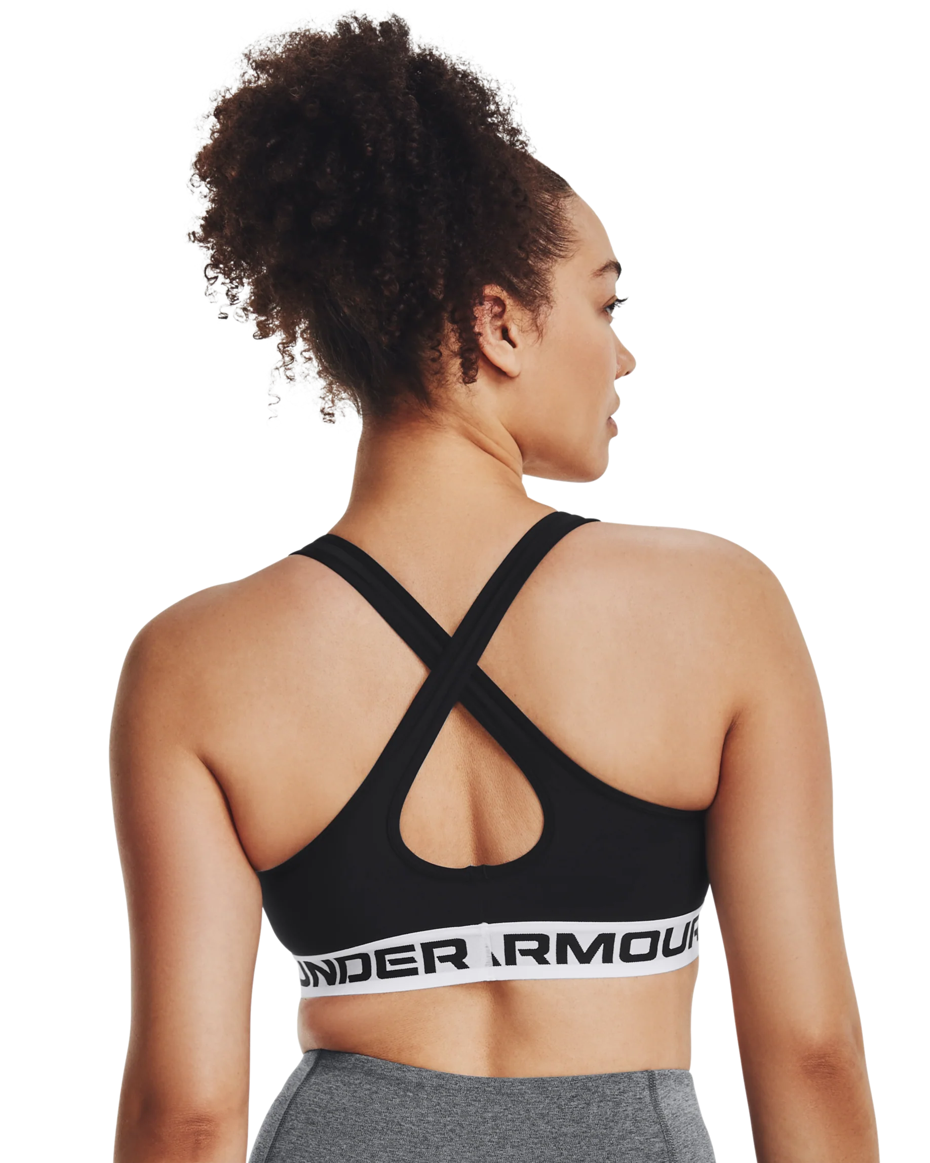 Women's Armour ® Mid Crossback Sports Bra - Image 7