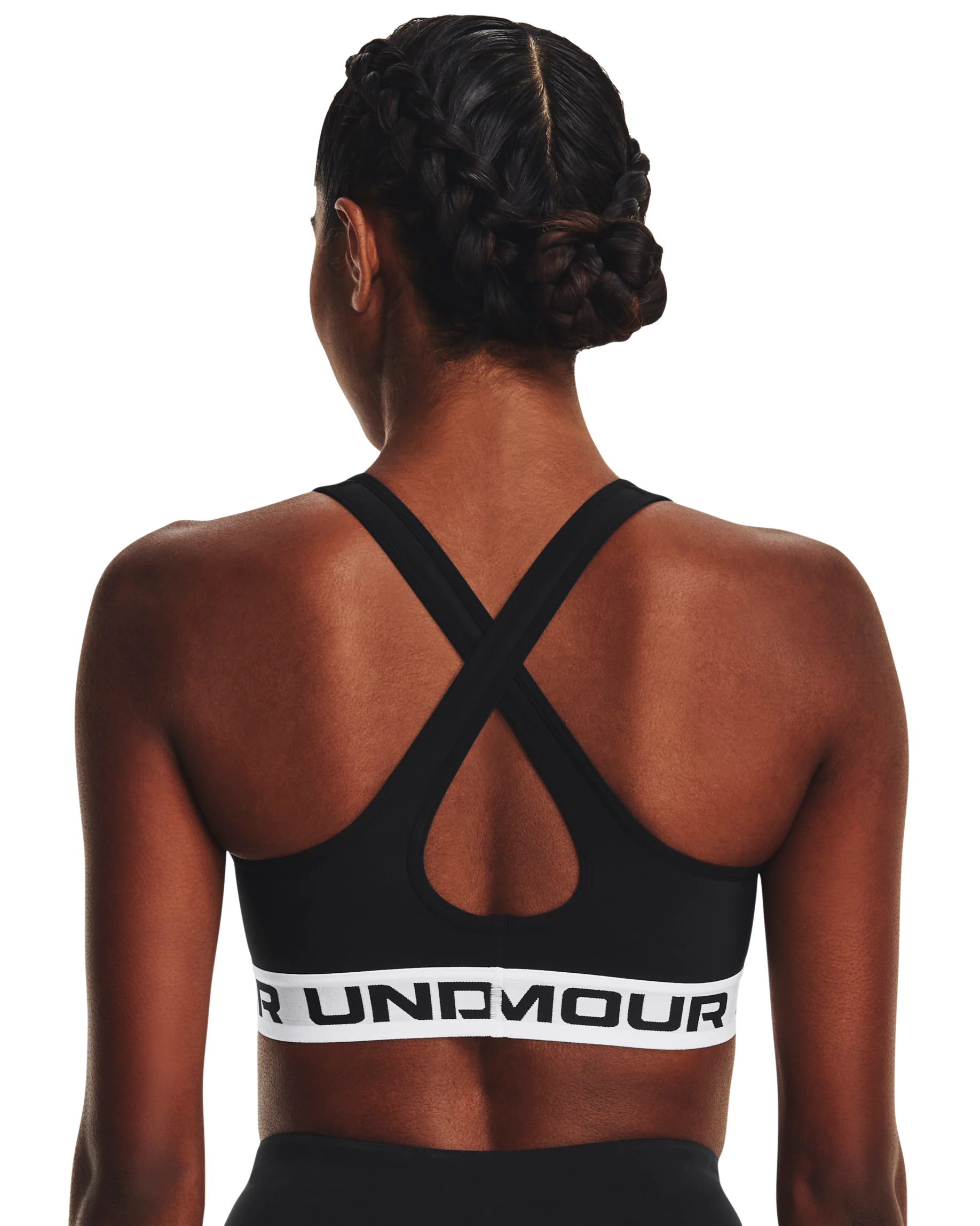 Women's Armour ® Mid Crossback Sports Bra - Image 9