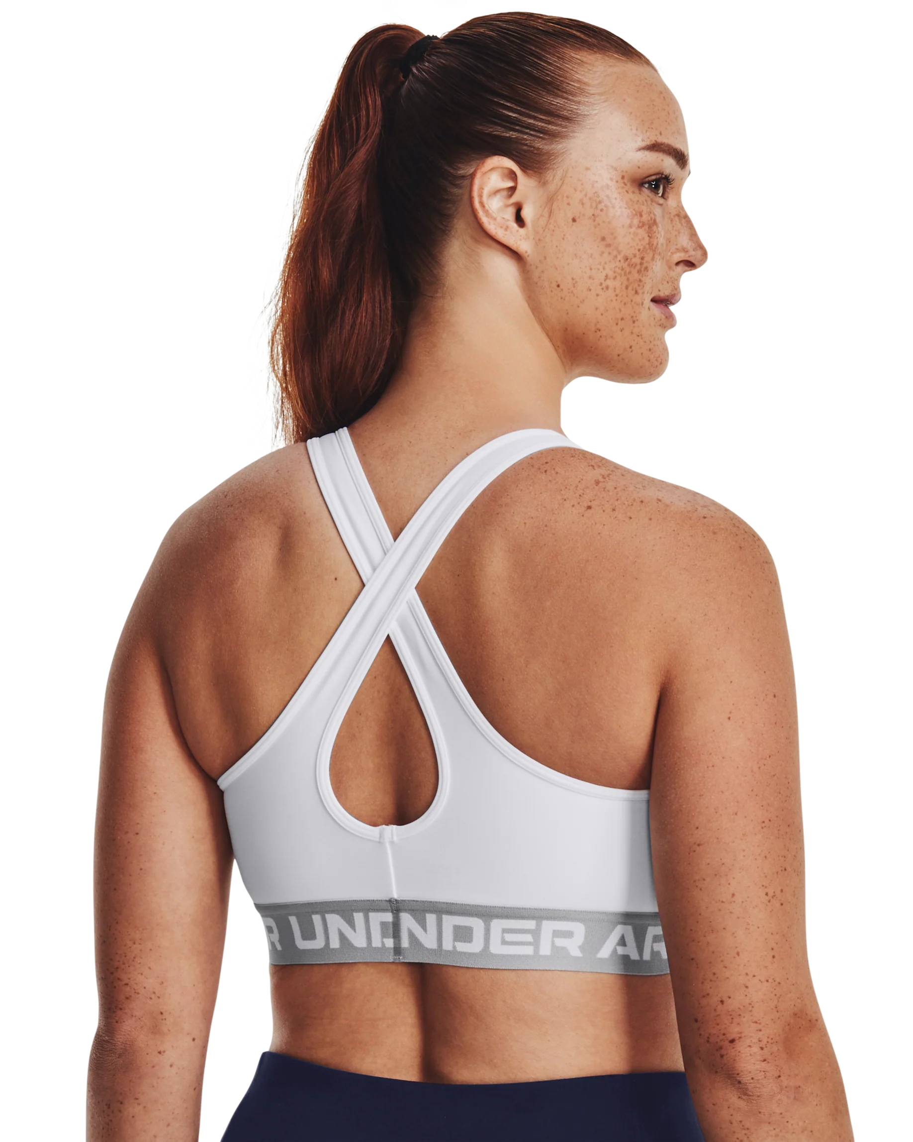 Women's Armour ® Mid Crossback Sports Bra - Image 6