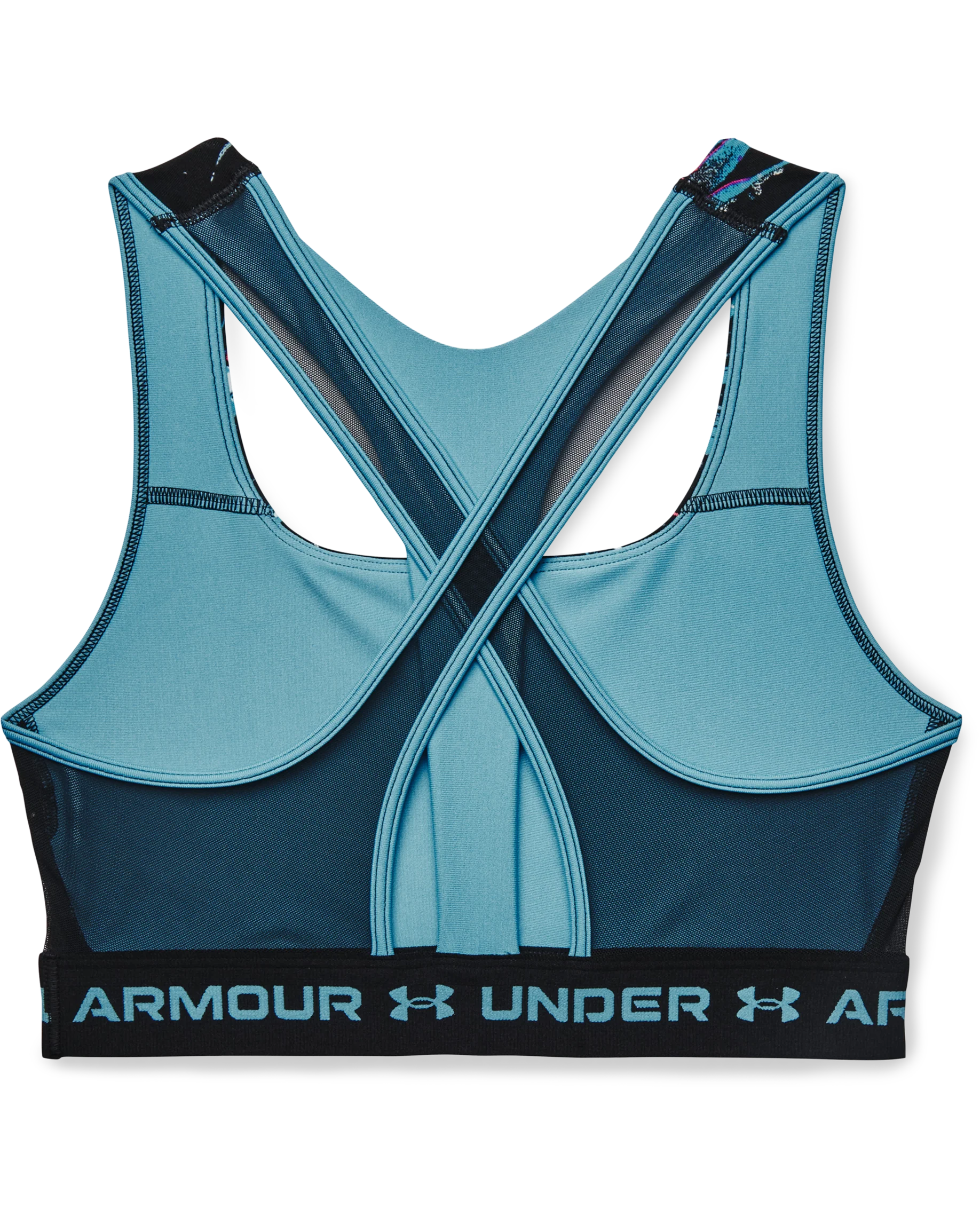 Women's Armour® Mid Crossback Sports Bra - Image 12