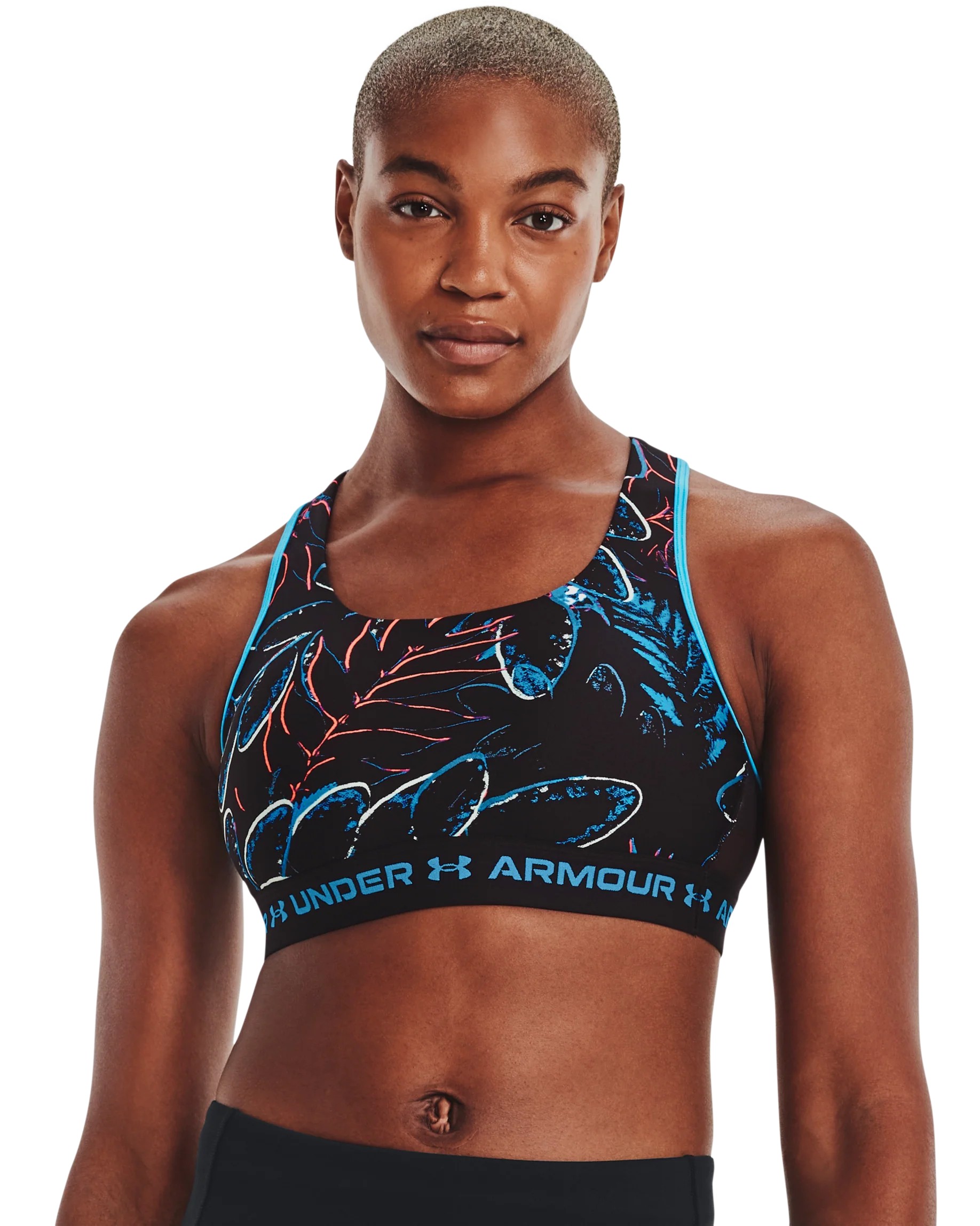 Women's Armour® Mid Crossback Sports Bra - Image 8