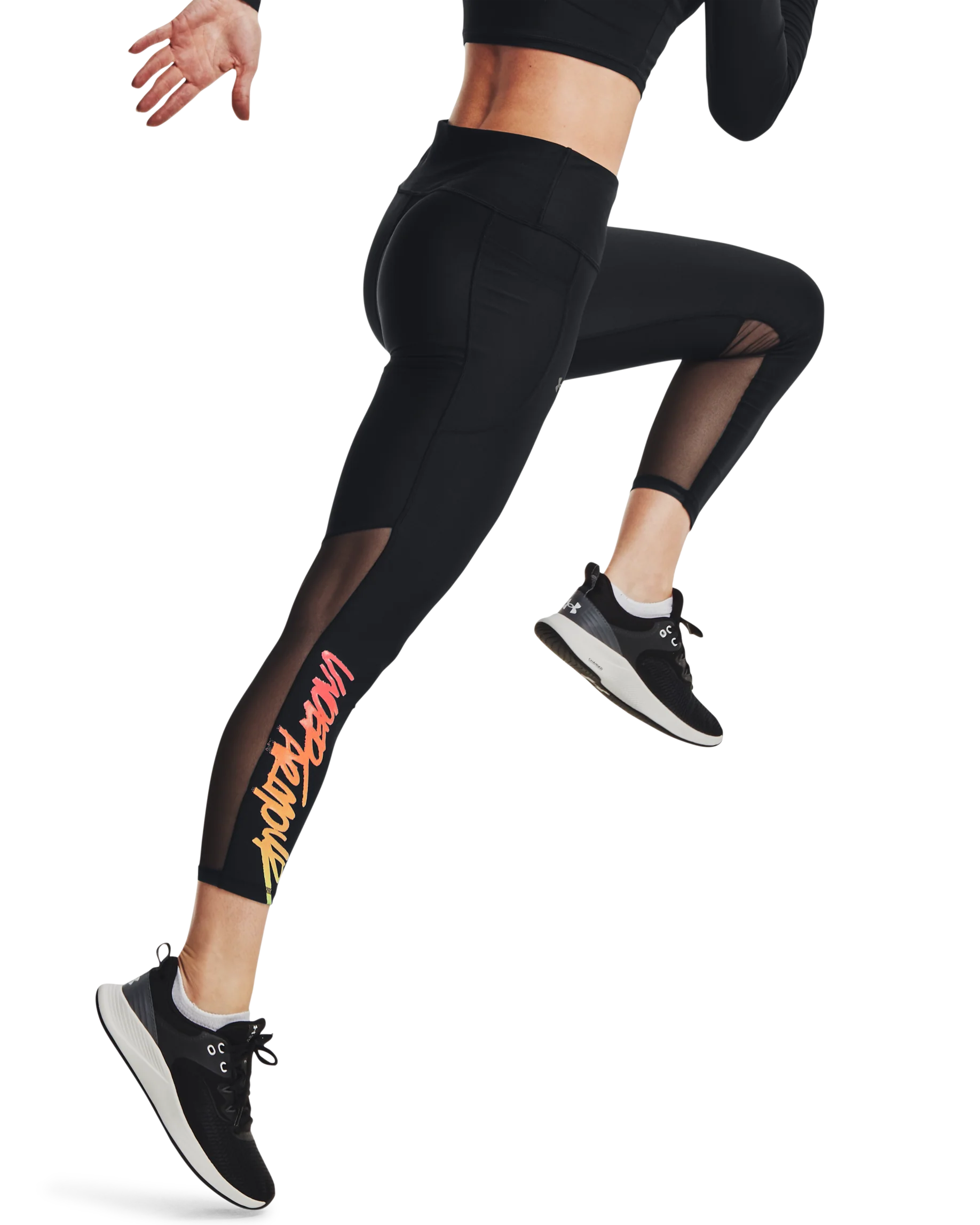 Women's HeatGear® Armour Graphic Ankle Leggings - Image 6