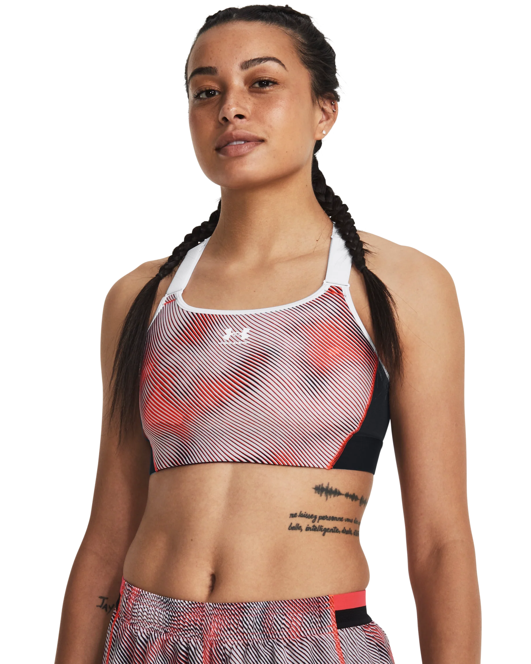 Women's HeatGear® Armour High Printed Sports Bra