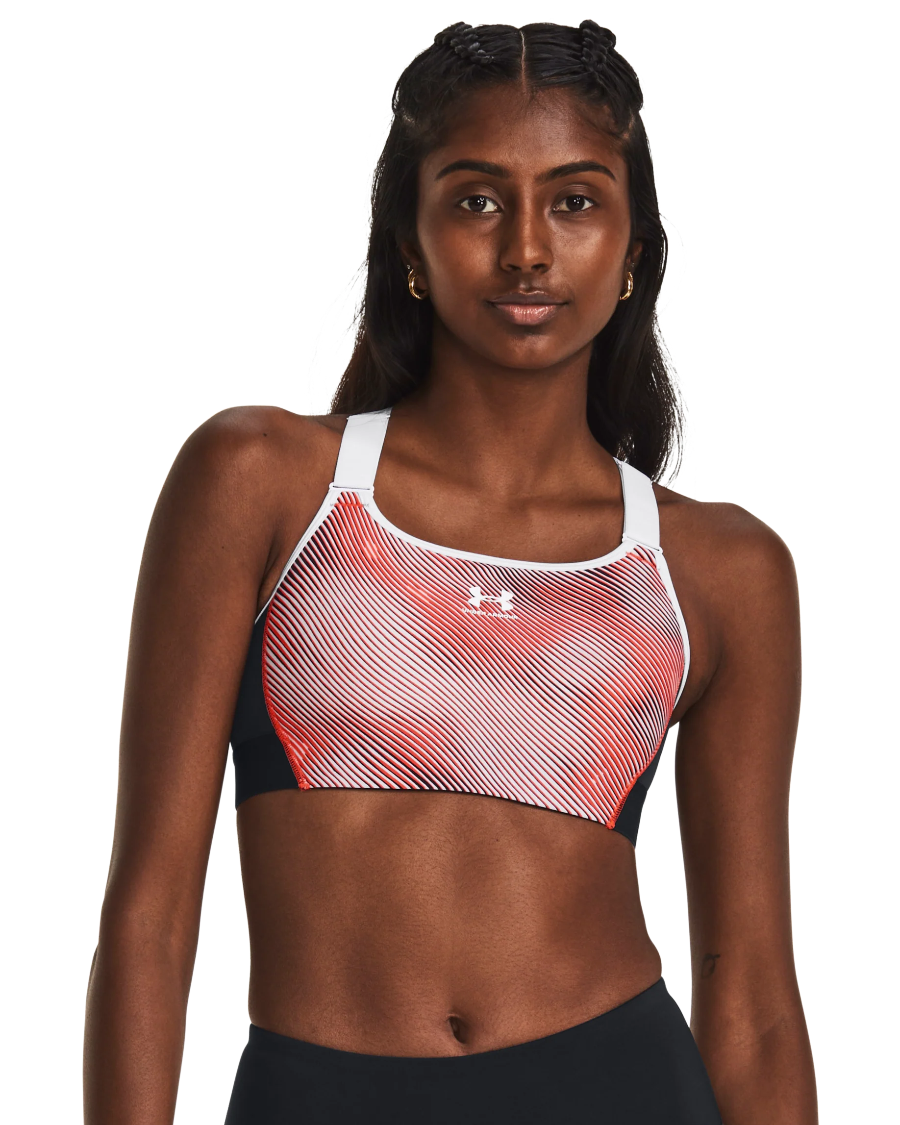 Women's HeatGear® Armour High Printed Sports Bra - Image 6