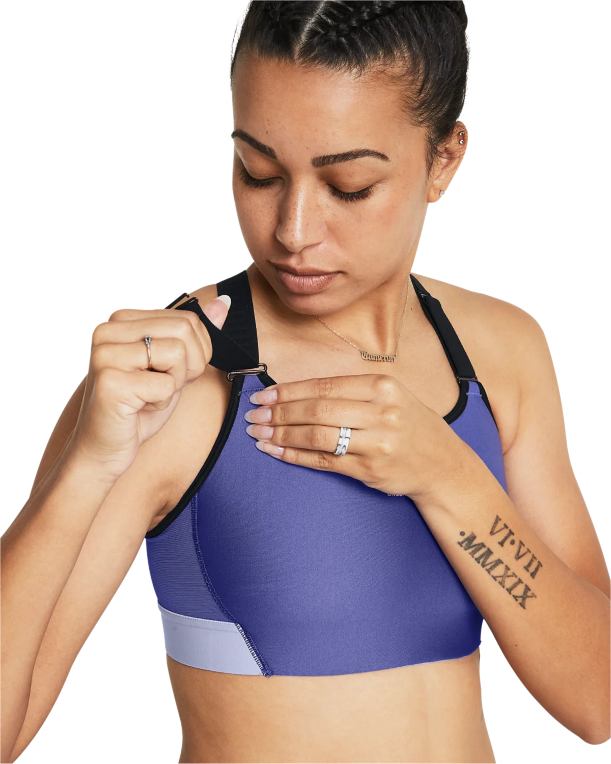 Women's HeatGear® Armour High Sports Bra - Image 15