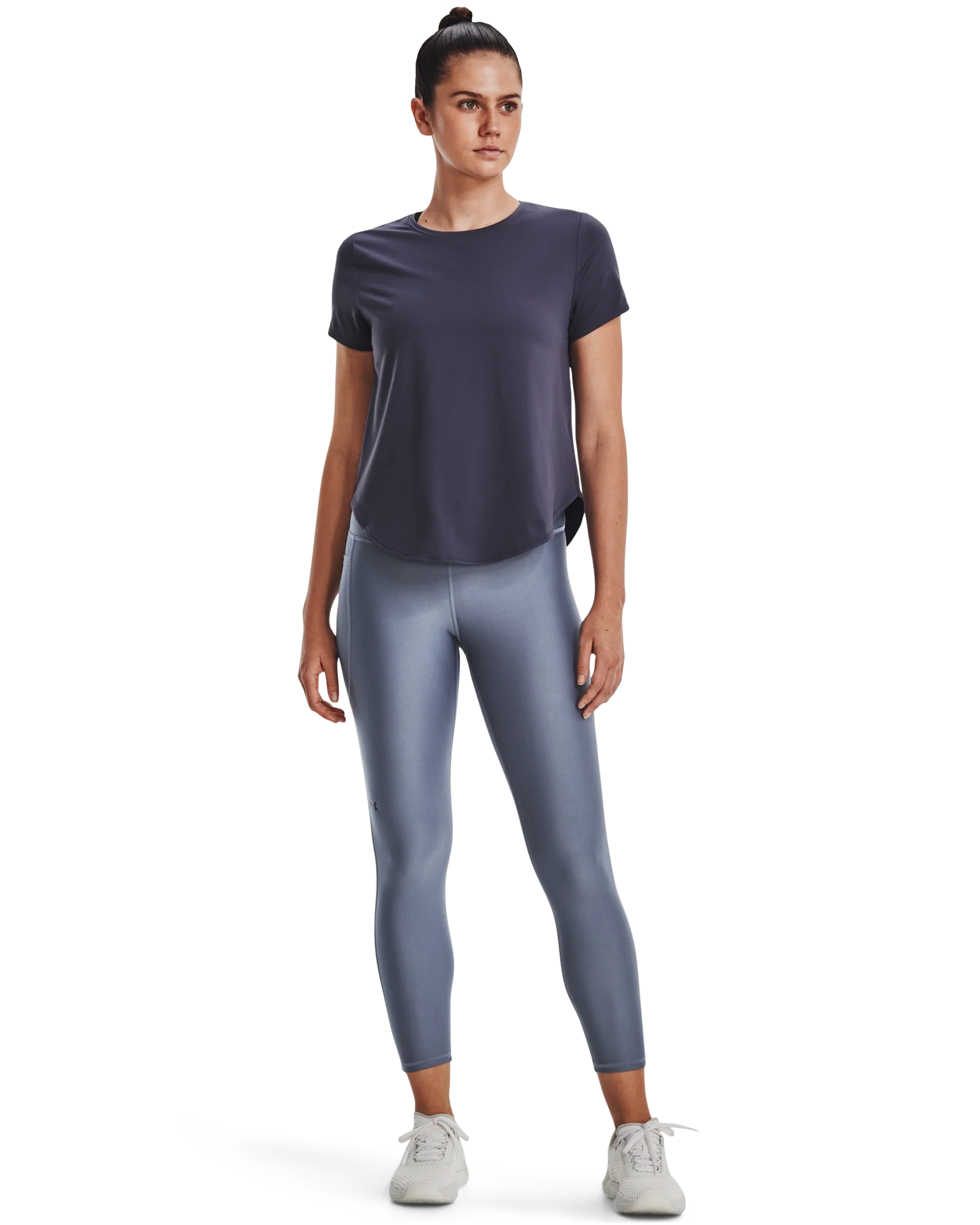 Women's HeatGear® Armour Hi-Rise Ankle Leggings - Image 3