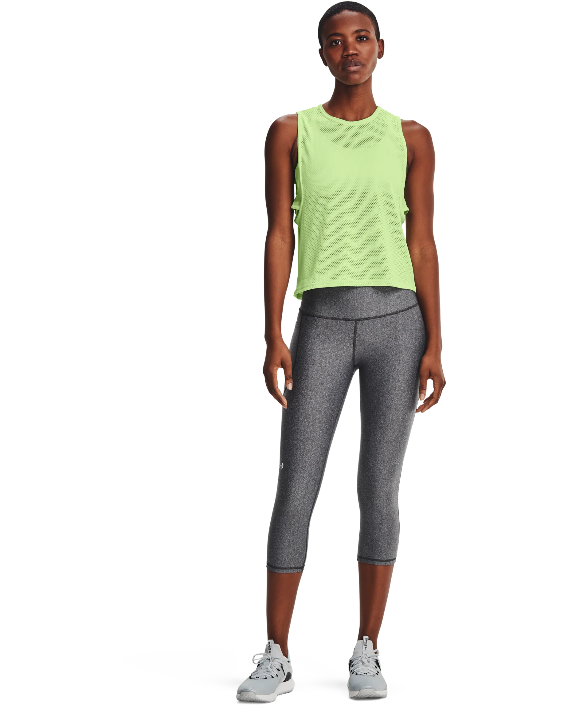 Women's HeatGear® Armour Hi-Rise Capris - Image 3