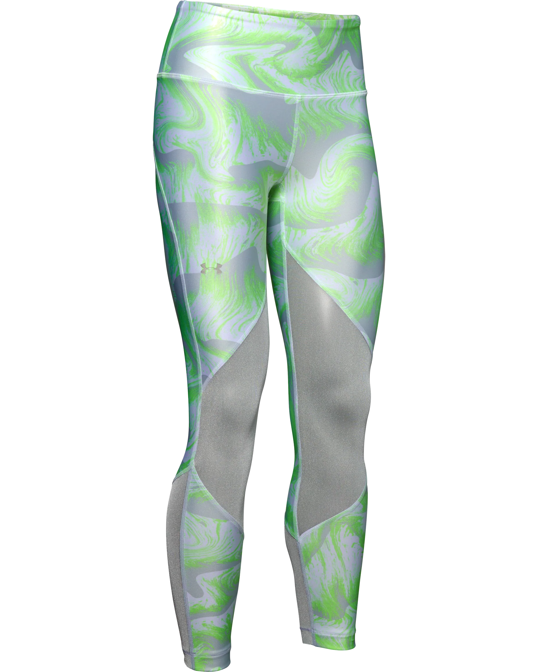 Women's HeatGear® Armour Mesh Print Ankle Crop - Image 4