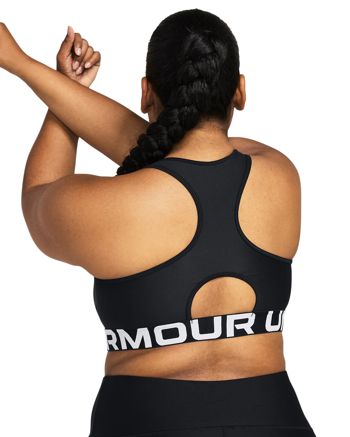 Women's Heatgear® Armour Mid Branded Sports Bra - Image 12