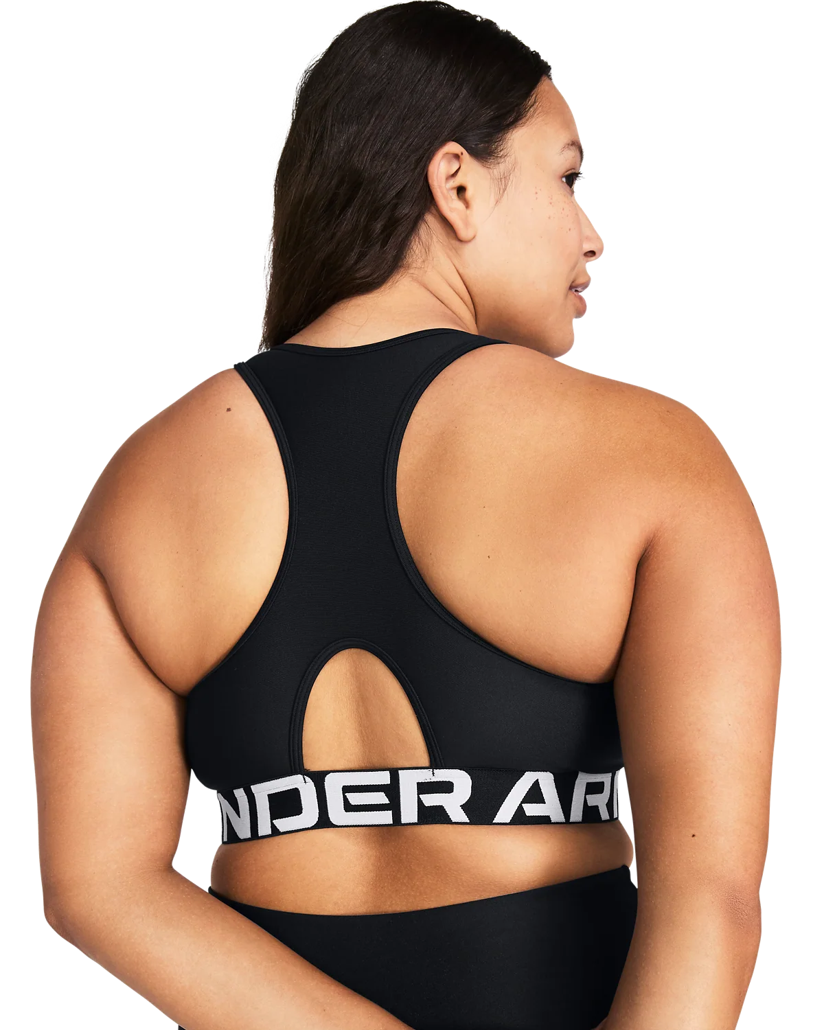 Women's Heatgear® Armour Mid Branded Sports Bra - Image 8