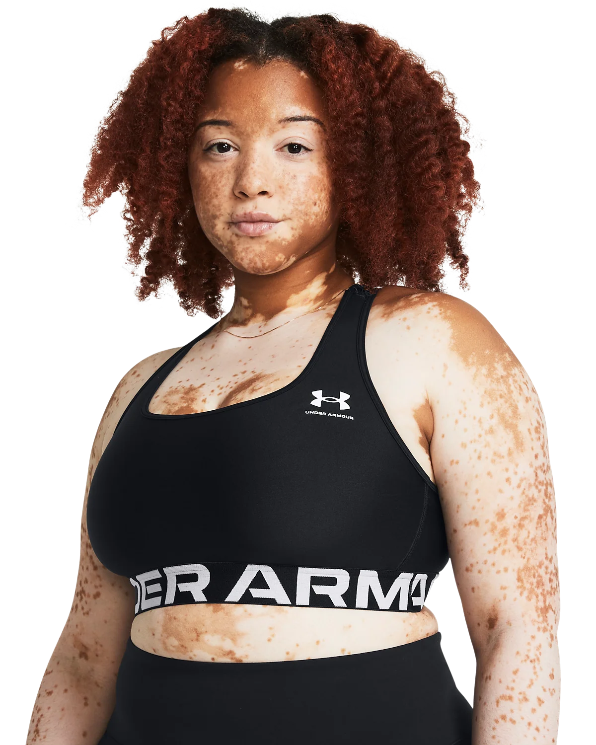 Women's Heatgear® Armour Mid Branded Sports Bra - Image 9