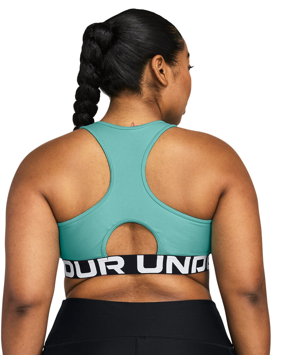 Women's HeatGear® Armour Mid Branded Sports Bra - Image 9