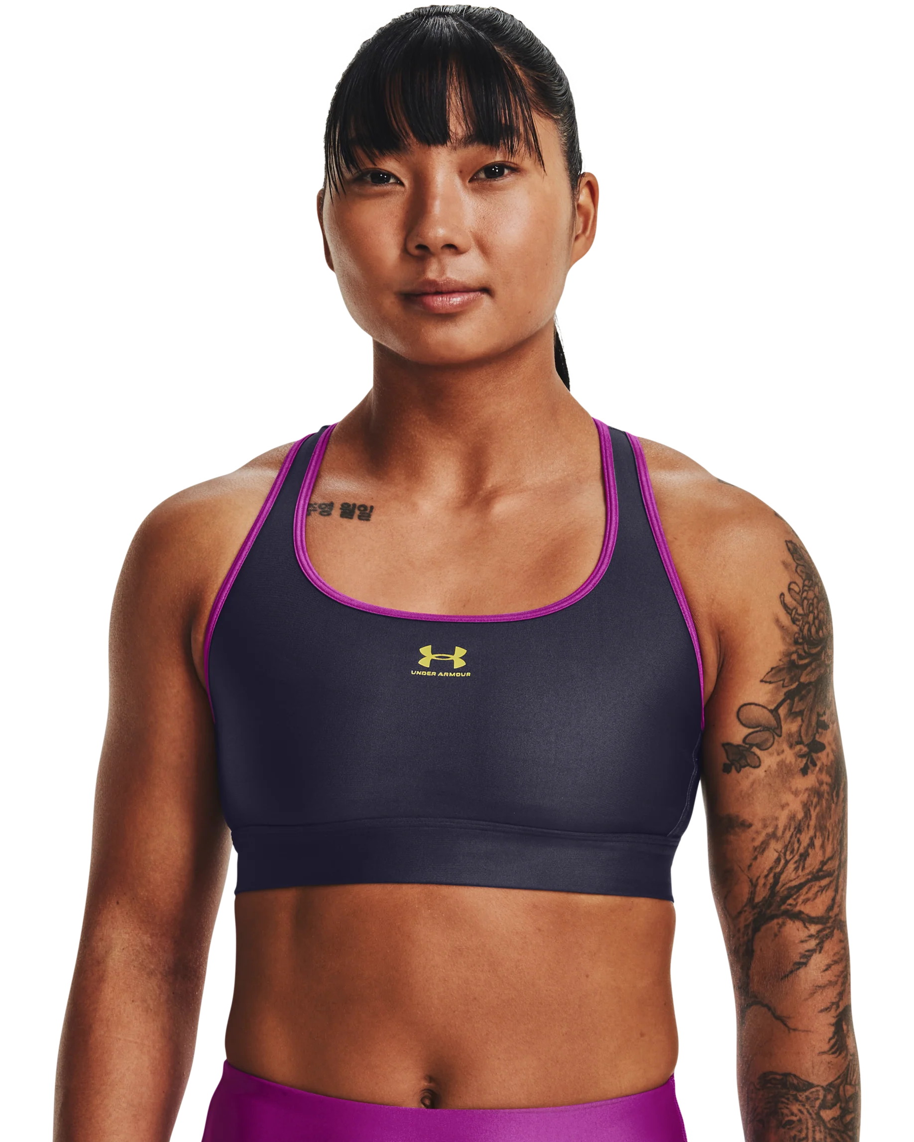 Women's HeatGear® Armour Mid Padless Sports Bra