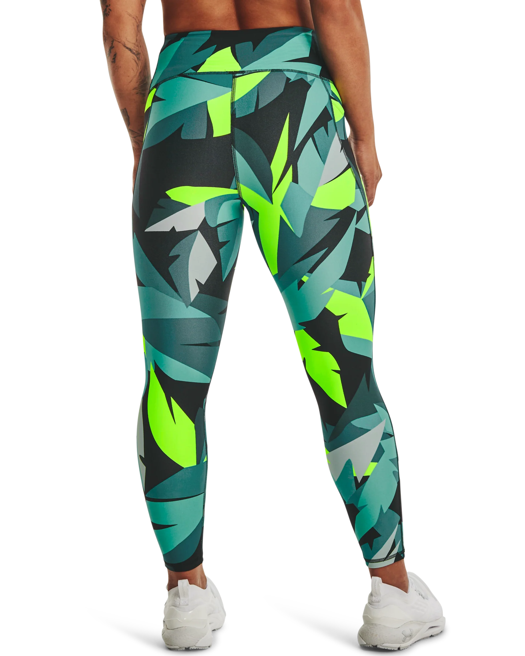 Women's HeatGear® Armour Printed Ankle Leggings - Image 2
