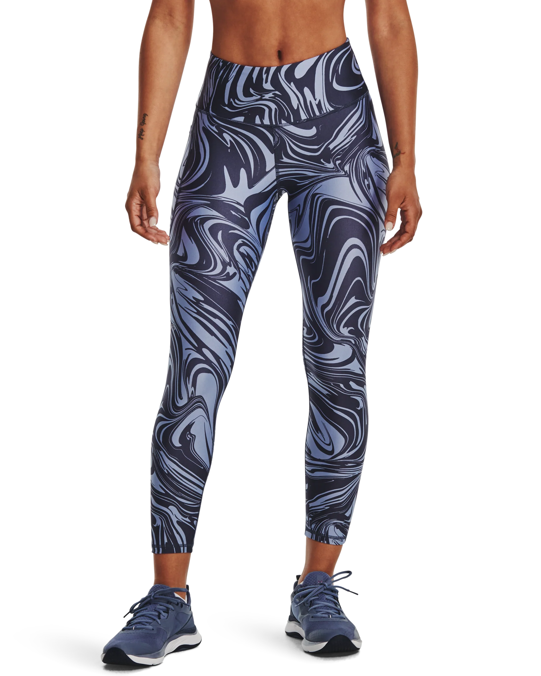 Women's HeatGear® Armour Printed Ankle Leggings