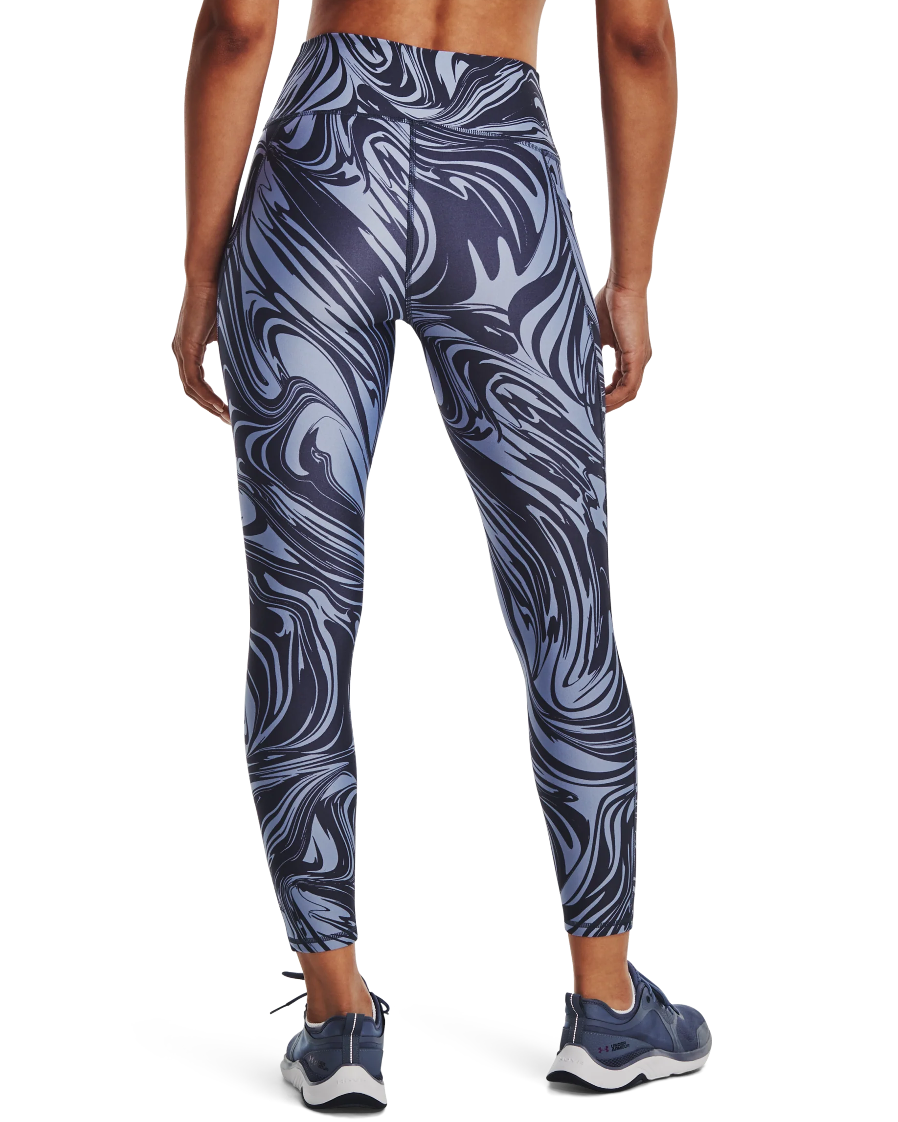 Women's HeatGear® Armour Printed Ankle Leggings - Image 2