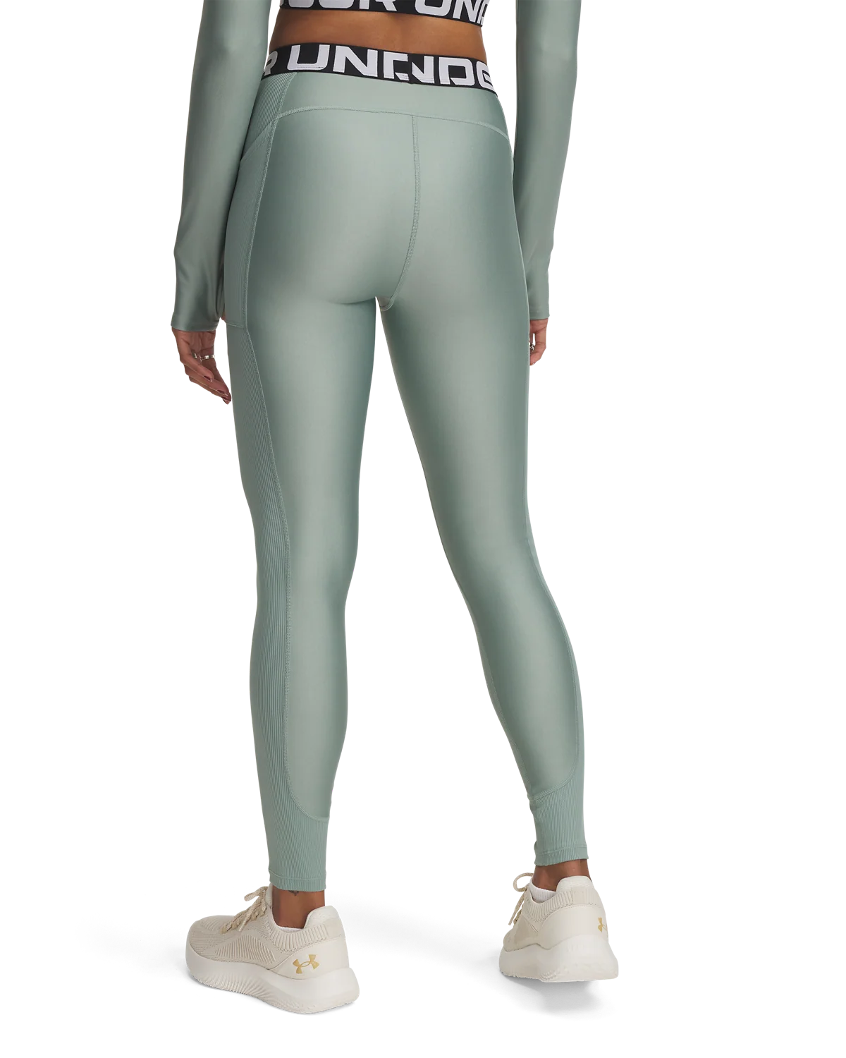 Women's HeatGear® Rib Leggings - Image 2