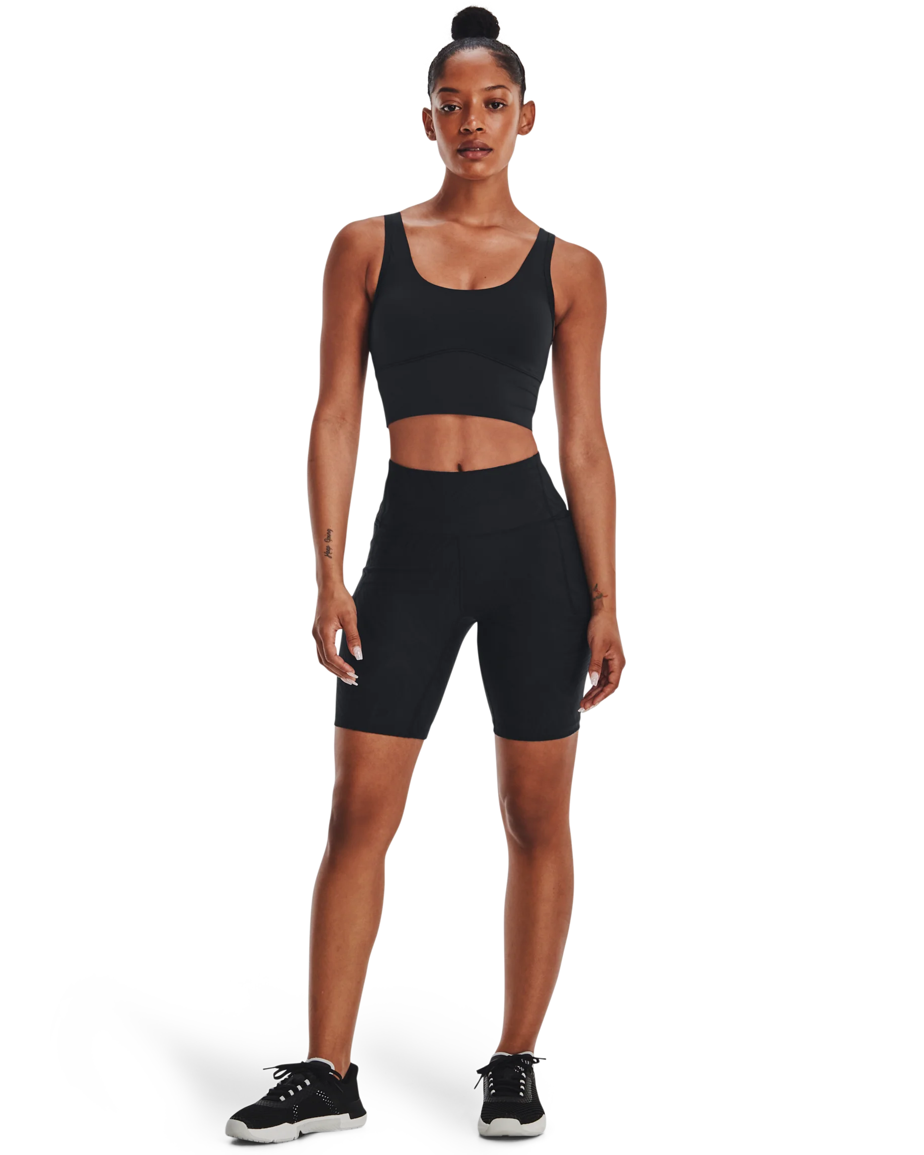 Women's UA Meridian Fitted Crop Tank - Image 3