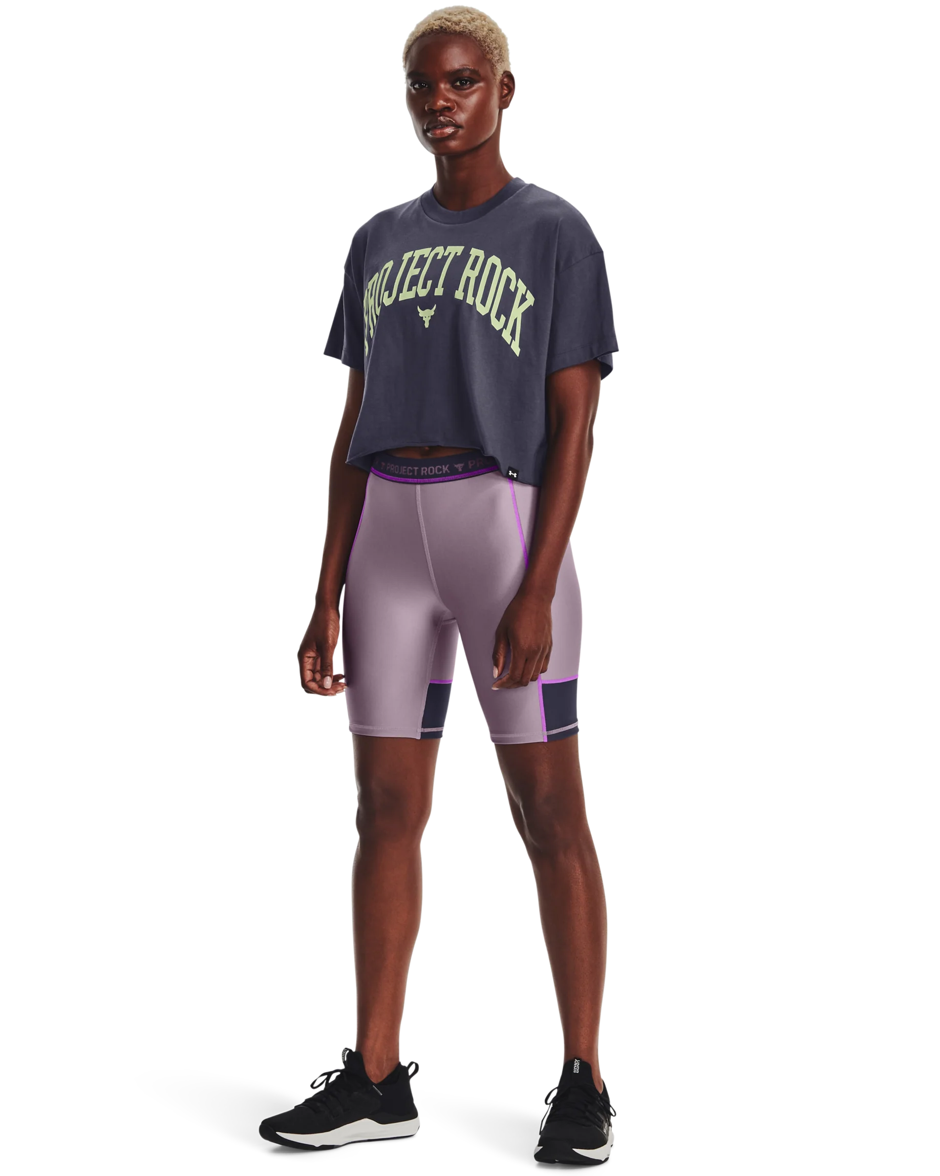 Women's Project Rock Crop Short Sleeve - Image 4