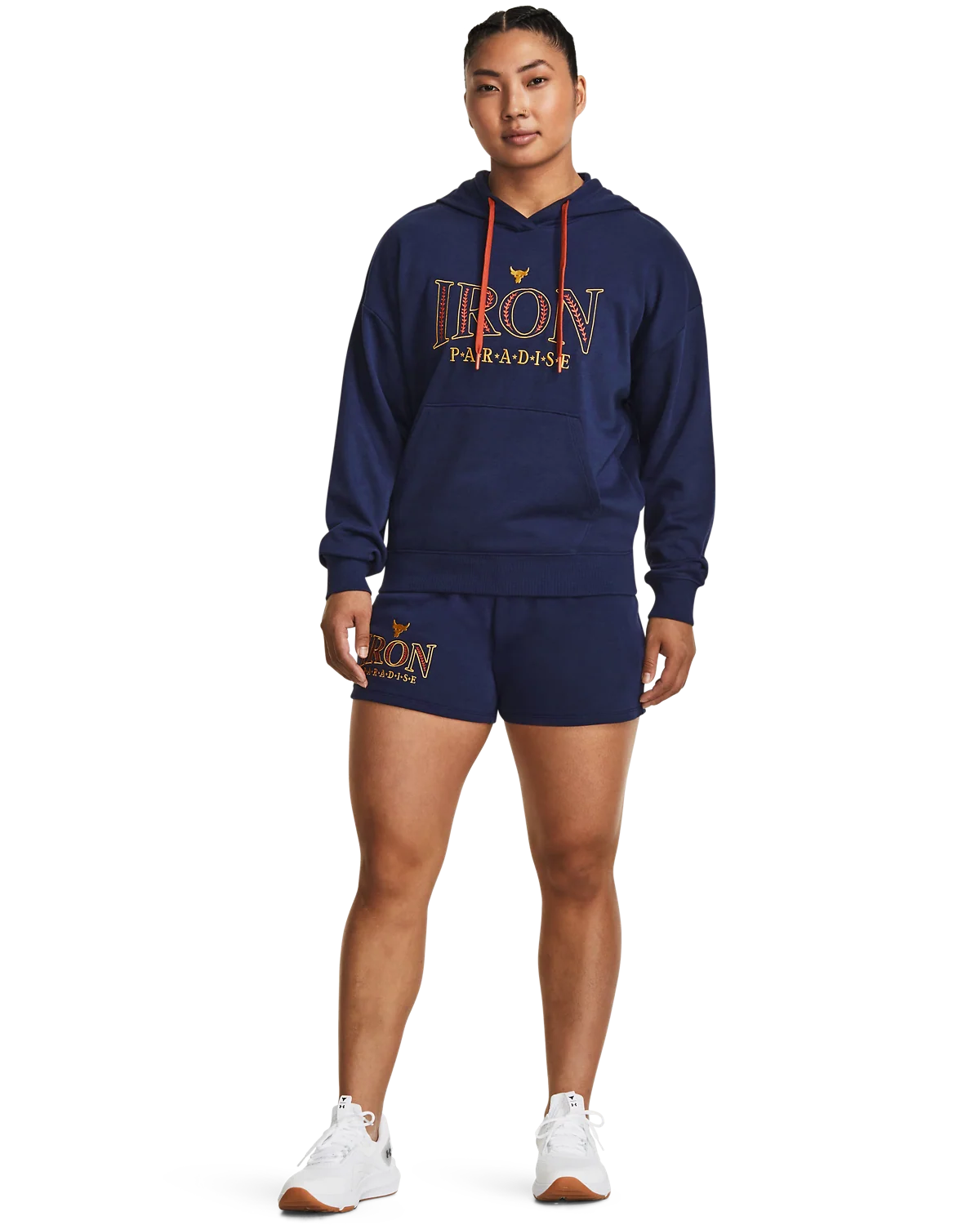 Women's Project Rock Everyday Terry Shorts - Image 4