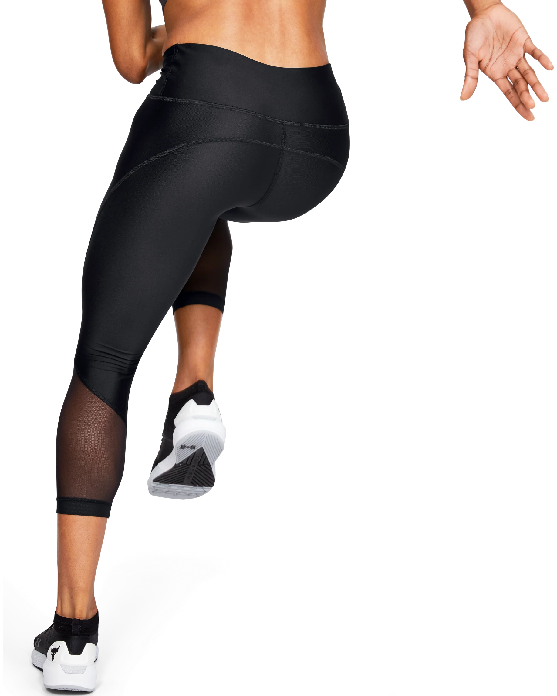 Women's Project Rock HeatGear® Armour Mesh Ankle Crop - Image 2