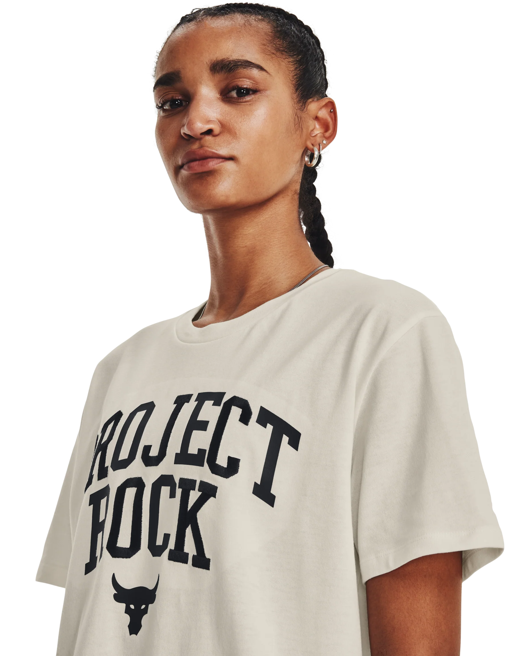 Women's Project Rock Heavyweight Campus T-Shirt - Image 6