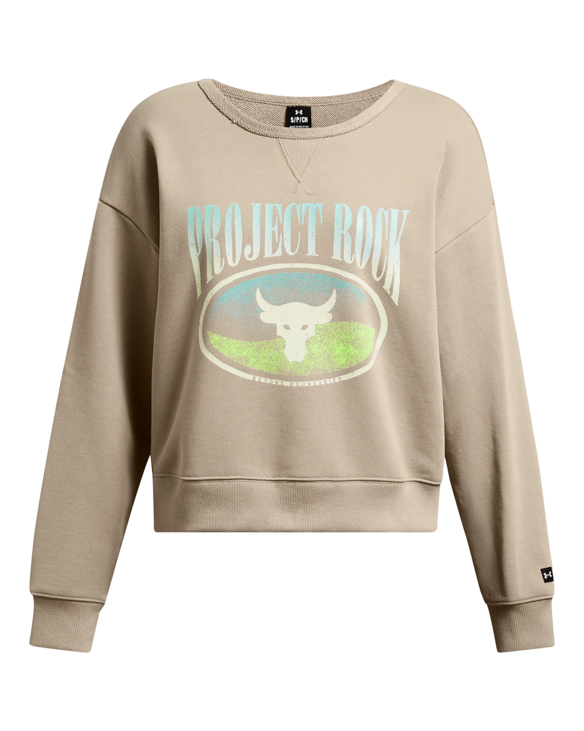 Women's Project Rock Heavyweight Terry Long Sleeve - Image 4