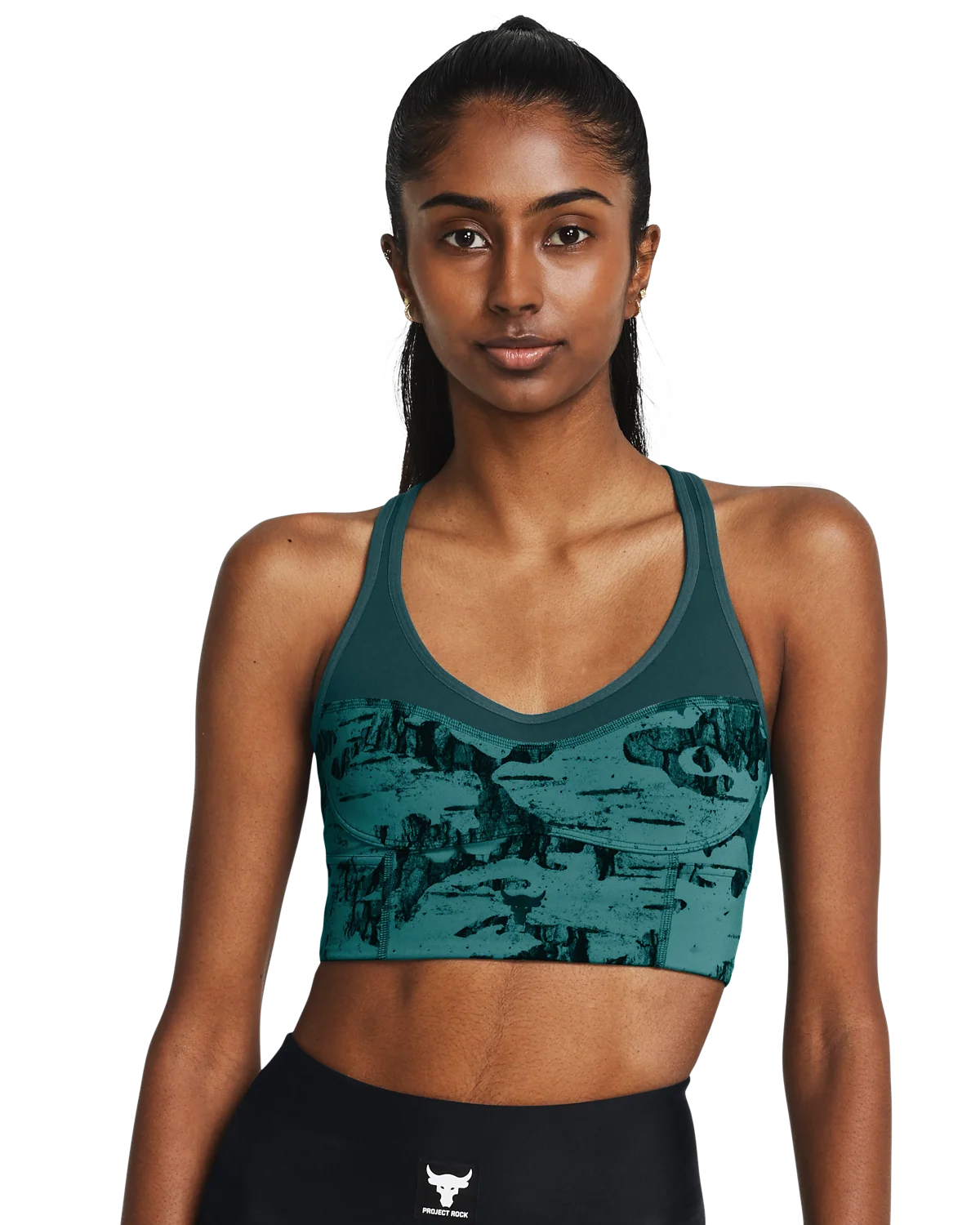 Women's Project Rock Infinity Let's Go LL Printed Bra - Image 14